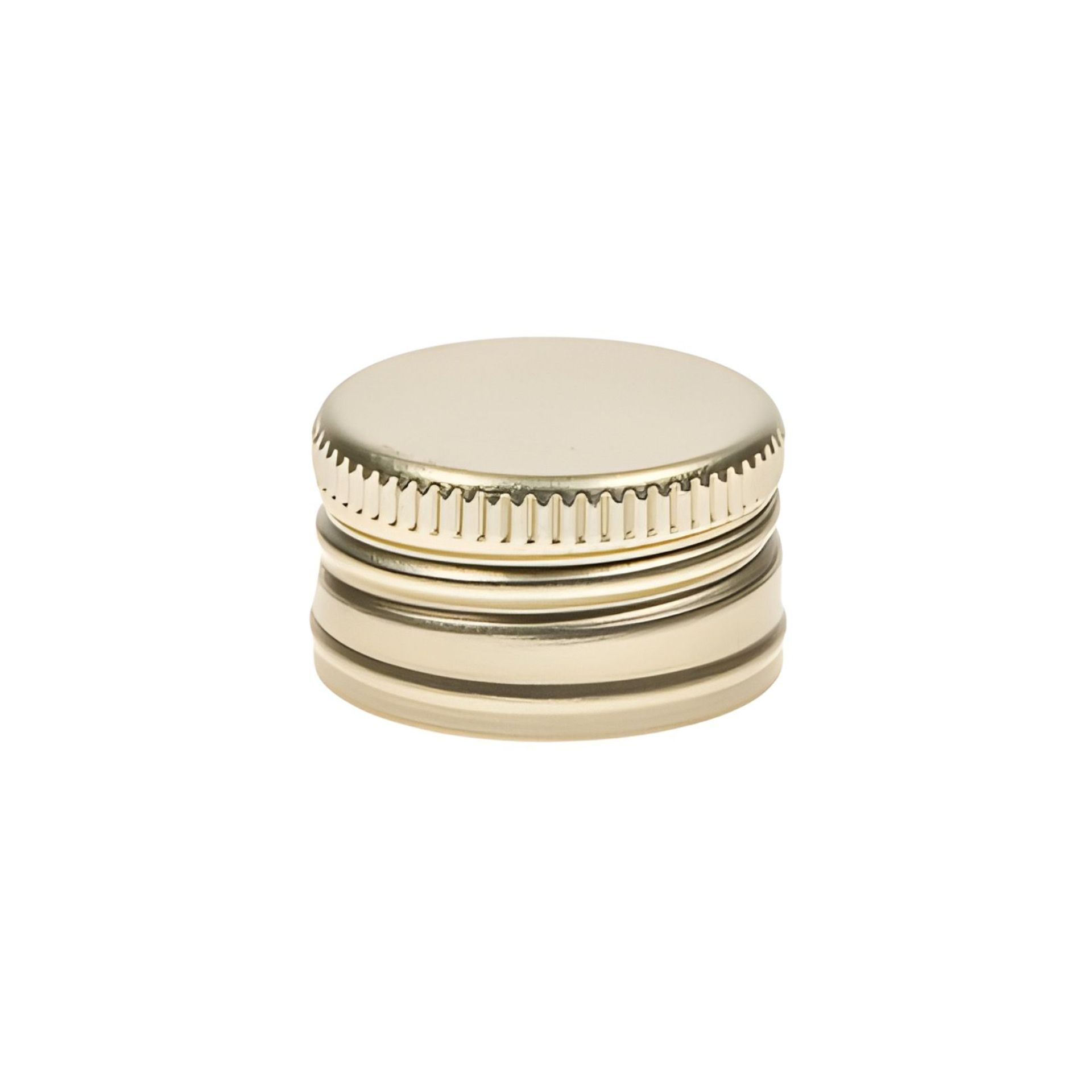 Schraubverschluss Deckel PP 24 Gold Aluminium
