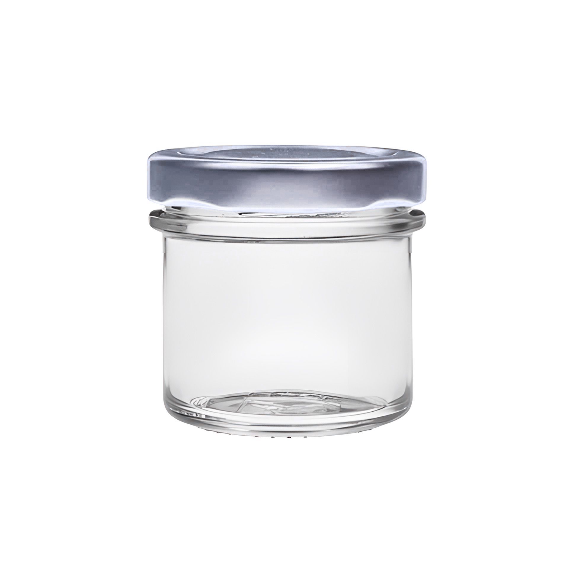 Weckglas 72 ml Mini Sturzglas Glas Rundrandglas mit Deckel gold