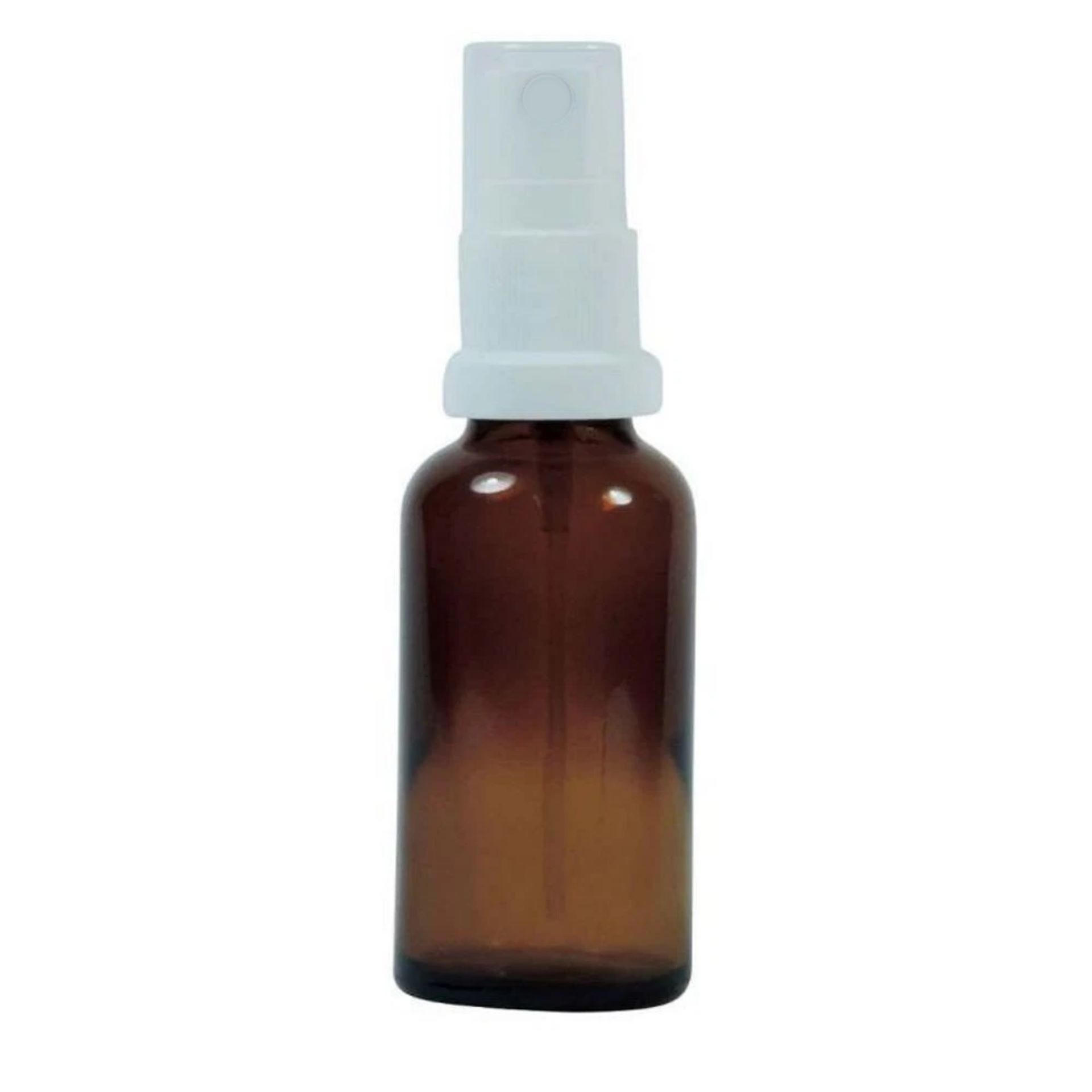 Sprühflasche 30 ml Braun mit Zerstäuber - Praktische Glasflasche ideal für kosmetische Flüssigkeiten oder Aromatherapien - Hochwertiges Design für eine einfache Handhabung und sicheren Verschluss
