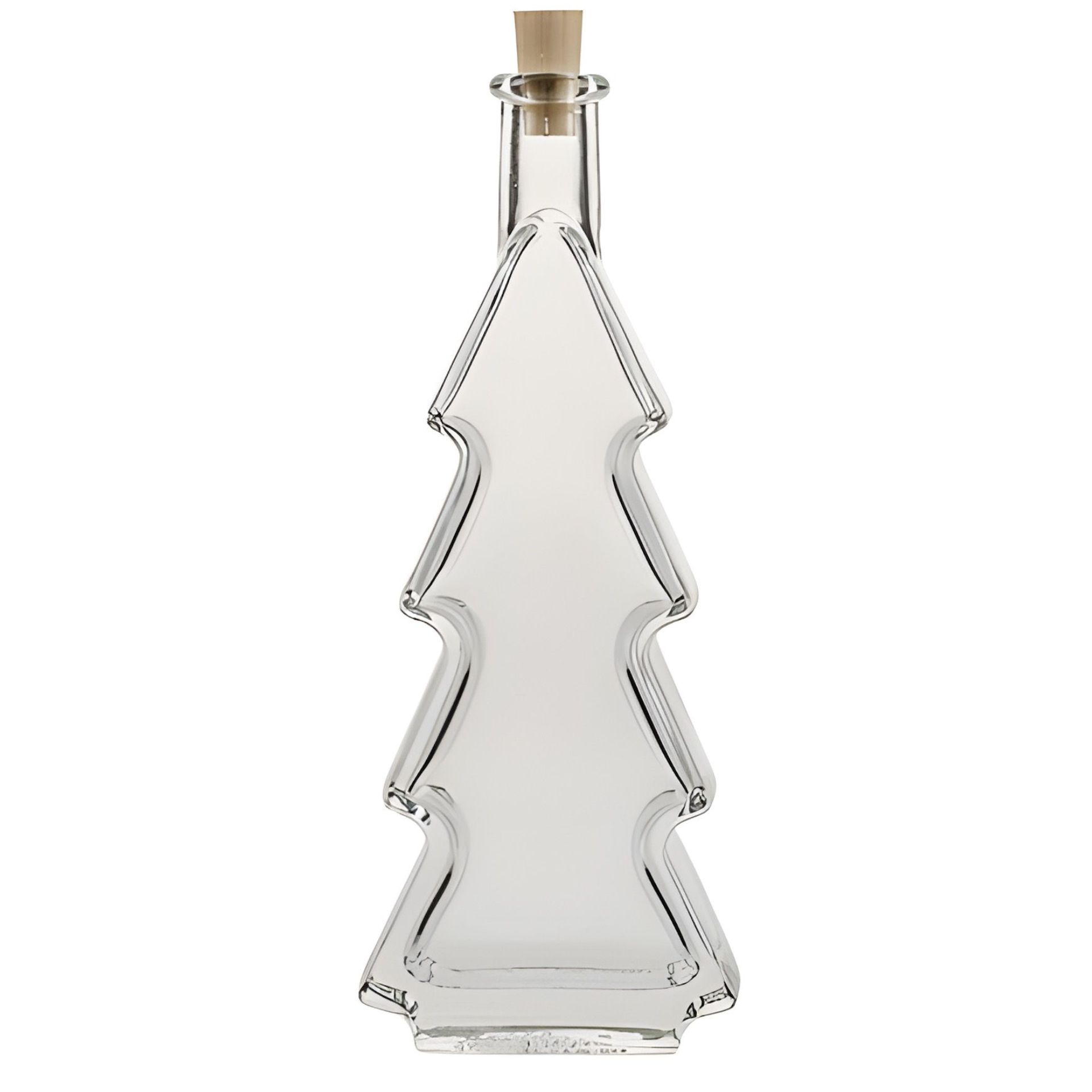 Glasflasche  100 ml Tannenbaum mit Korken
