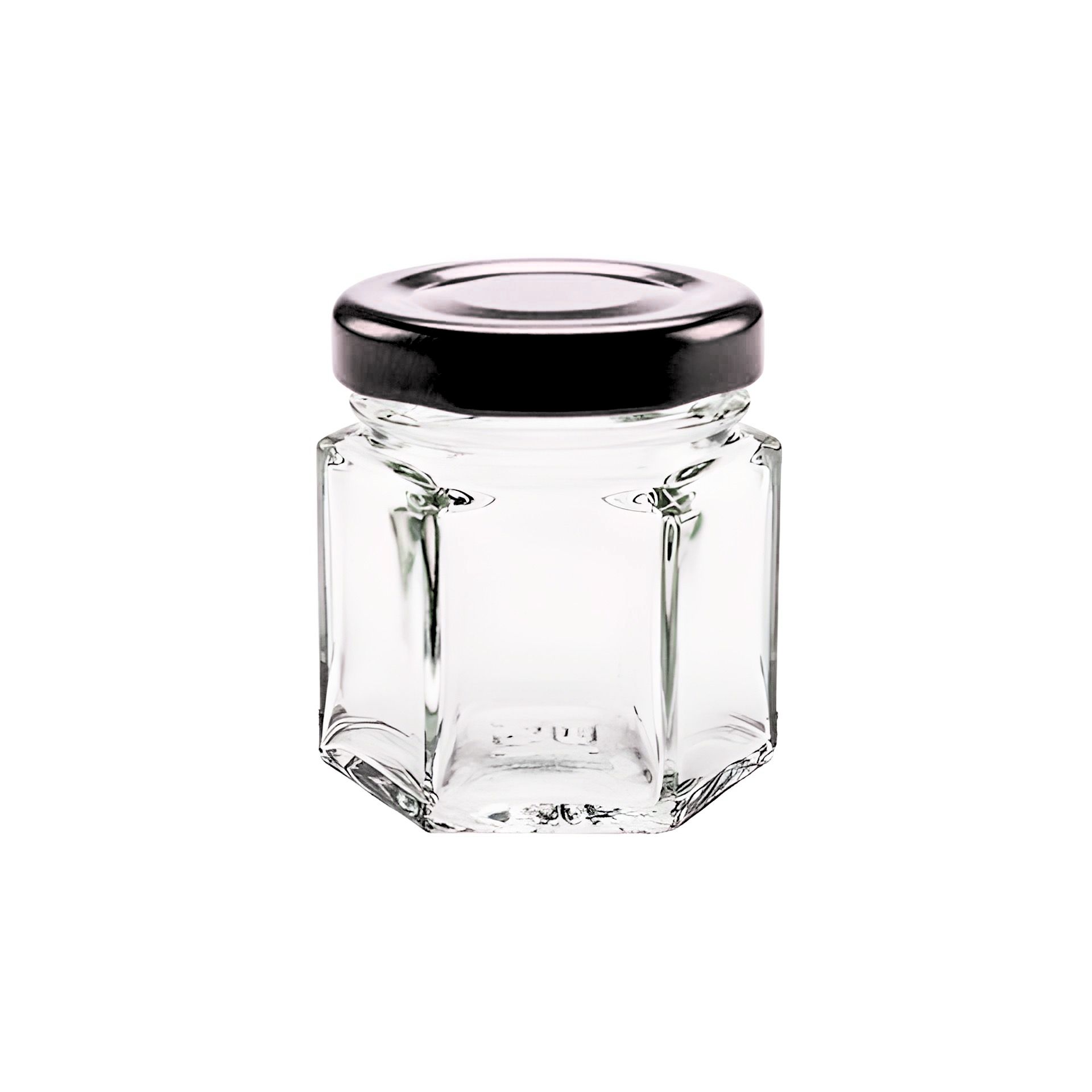 Einmachglas   47 ml Sechseckglas