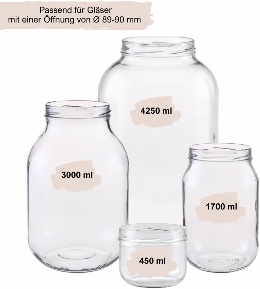 Twist-Off Deckel TO 100 / 10,3 cm Schwarz pasteurisierbar