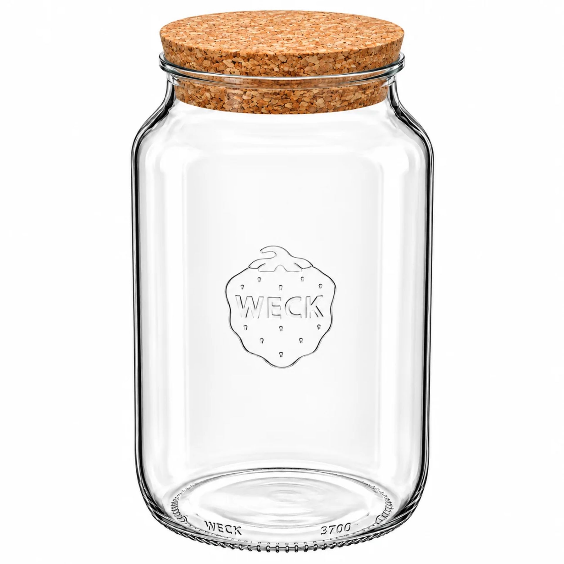 WECK Zylinderglas 3000 ml Vorratsglas mit Korken