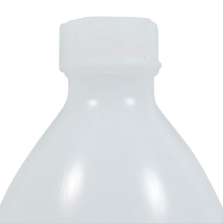 Weisse Plastikflasche 1 Liter LDPE