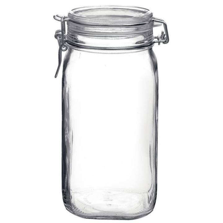 Bormioli Fido 1,5 Liter Einmachglas Vorratsglas mit Bügelverschluss 