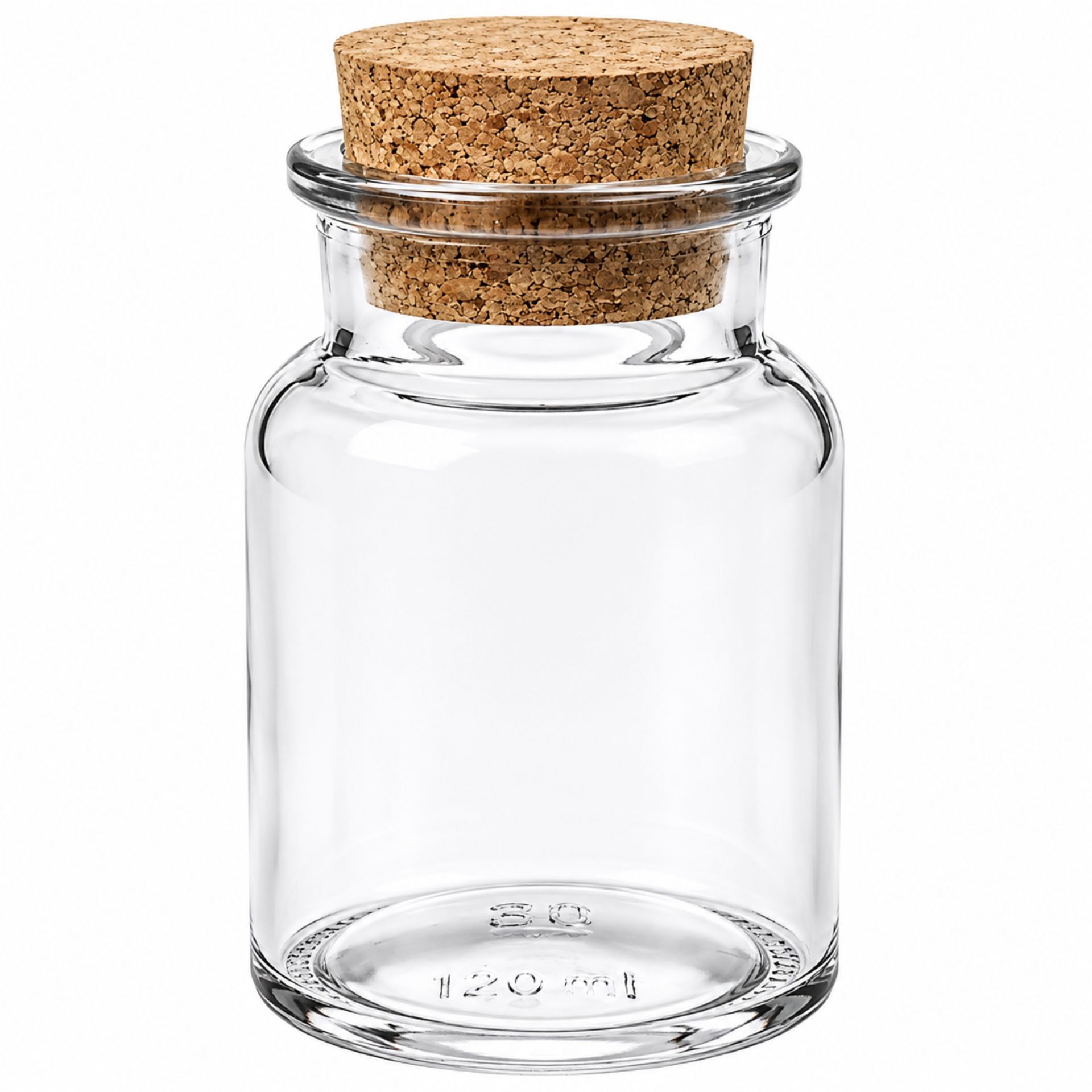 Korkenglas  150 ml Gewürzglas rund