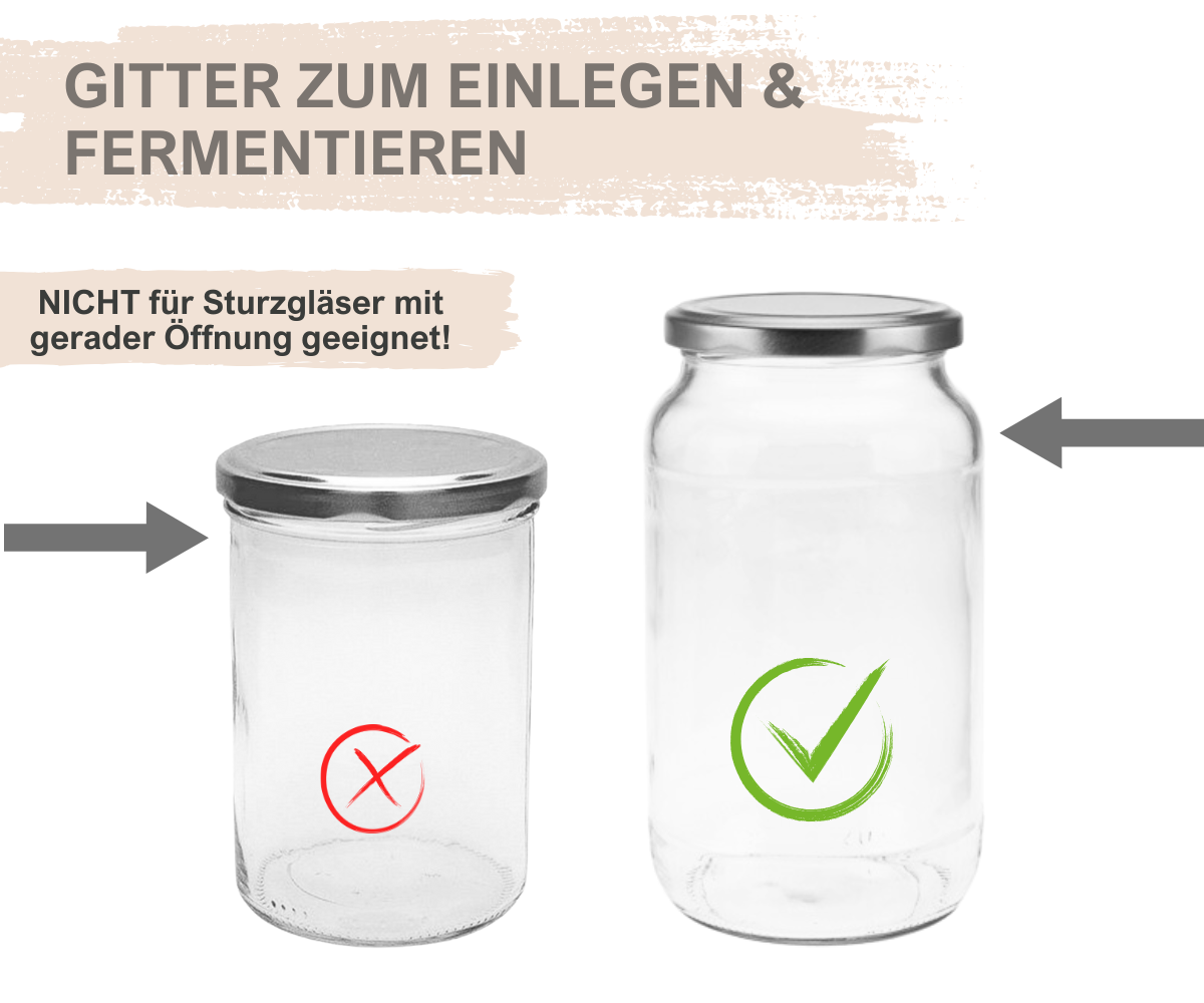 Gitter zum Einlegen und Fermentieren Ø 7 cm (TO82)