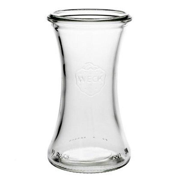 Weckglas Delikatessenglas 200 ml mit abnehmbarem Glasdeckel und Klammern, ideal zur Aufbewahrung von Lebensmitteln oder zum Einmachen, transparentes Design für vielseitige Küchenanwendungen.