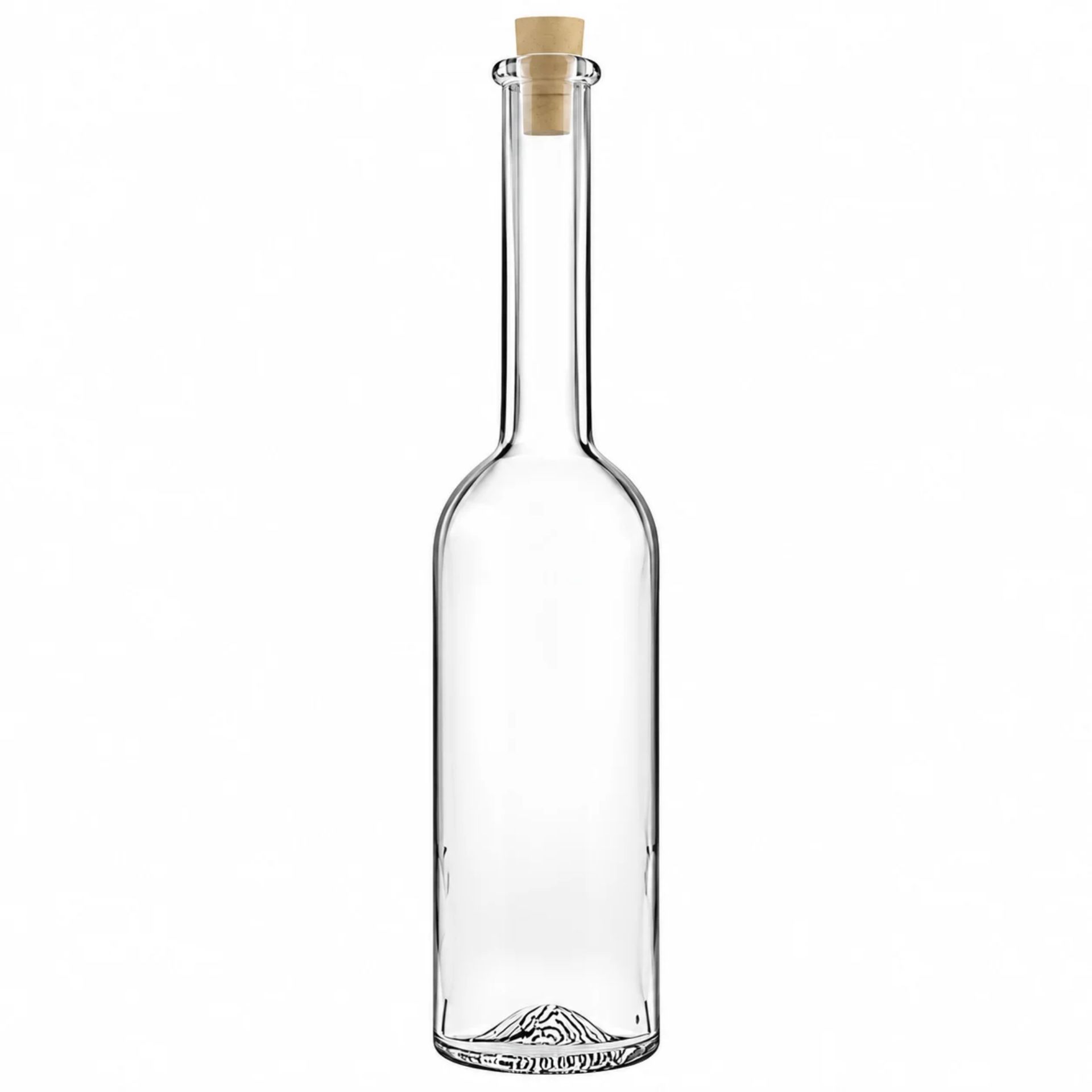 Glasflasche  100 ml Langhals mit Korken
