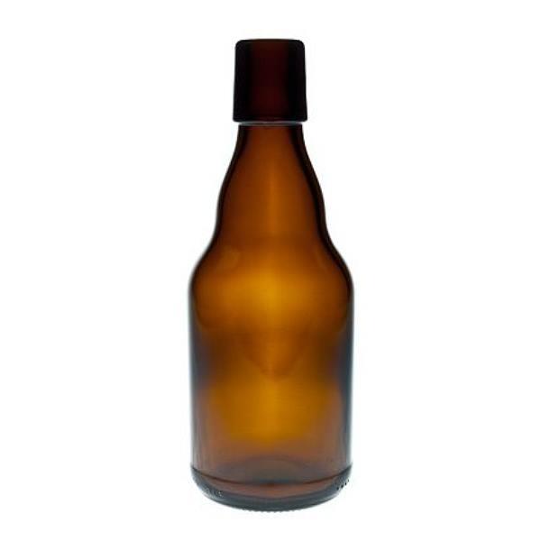 mikken Bierflasche 330 ml braun mit Bügelverschluss 