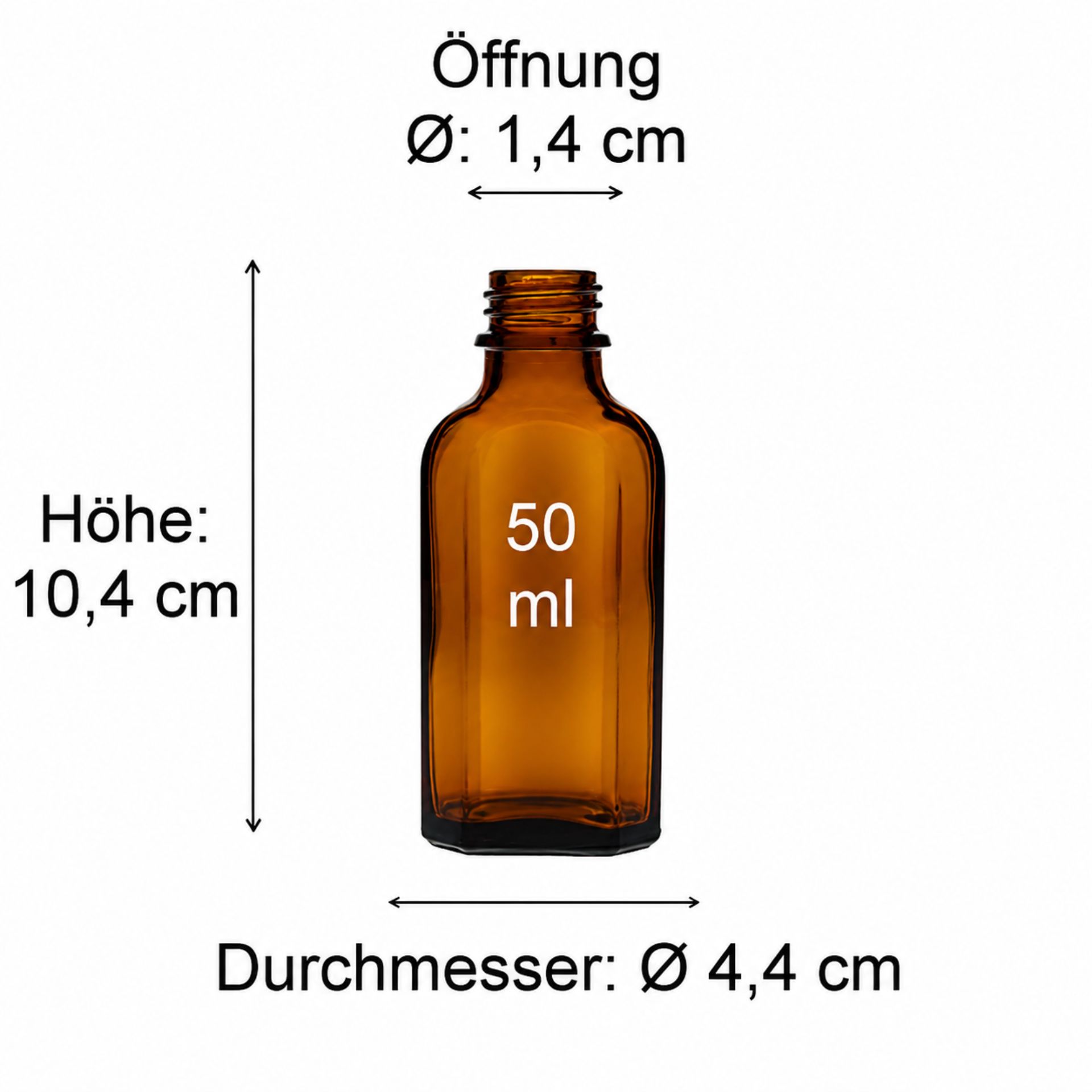Produktbild eines braunen Einmachglases mit Bügelverschluss auf weißem Hintergrund - Flaschen, Gläser und Dosen Online-Shop