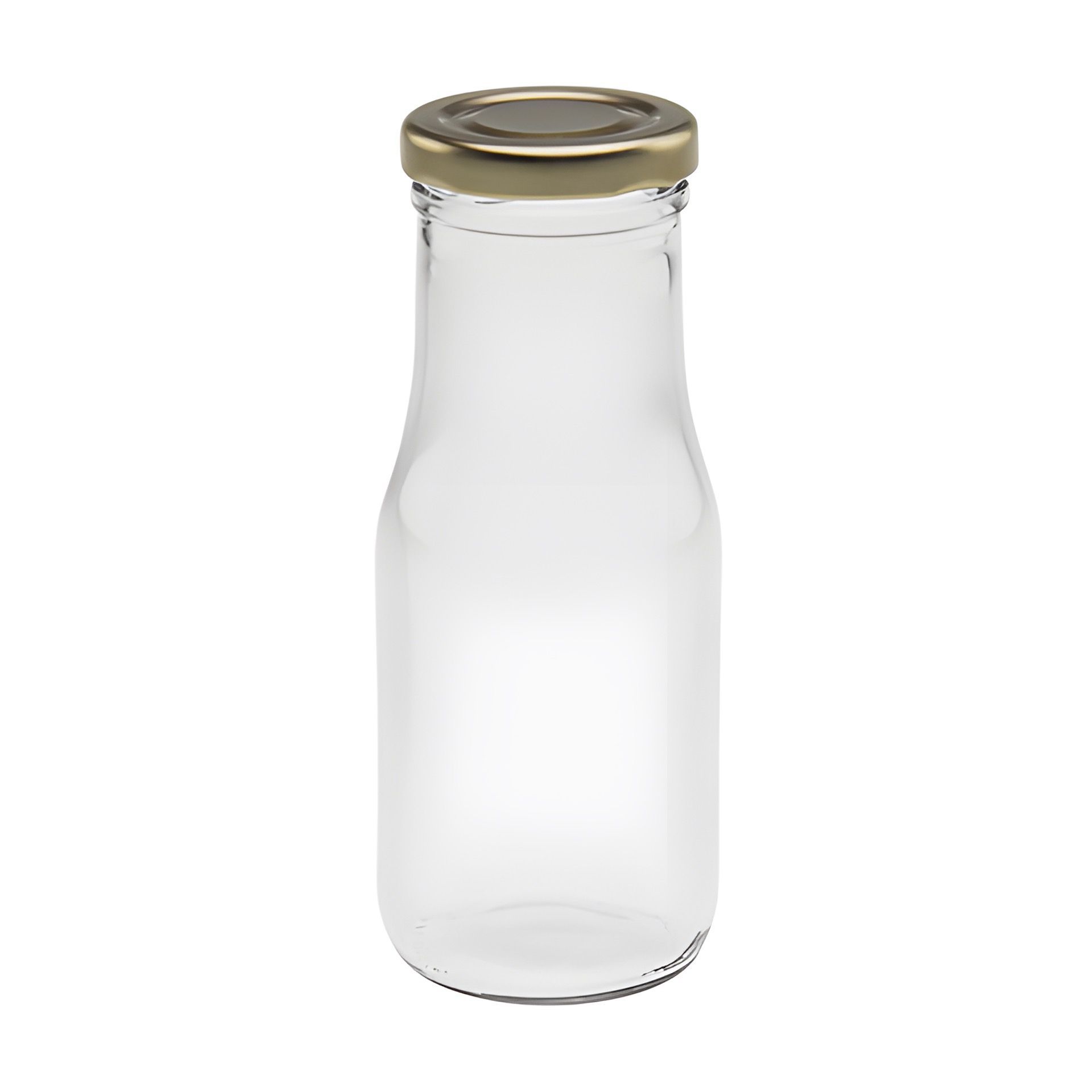 Glasflasche  250 ml Milchflasche