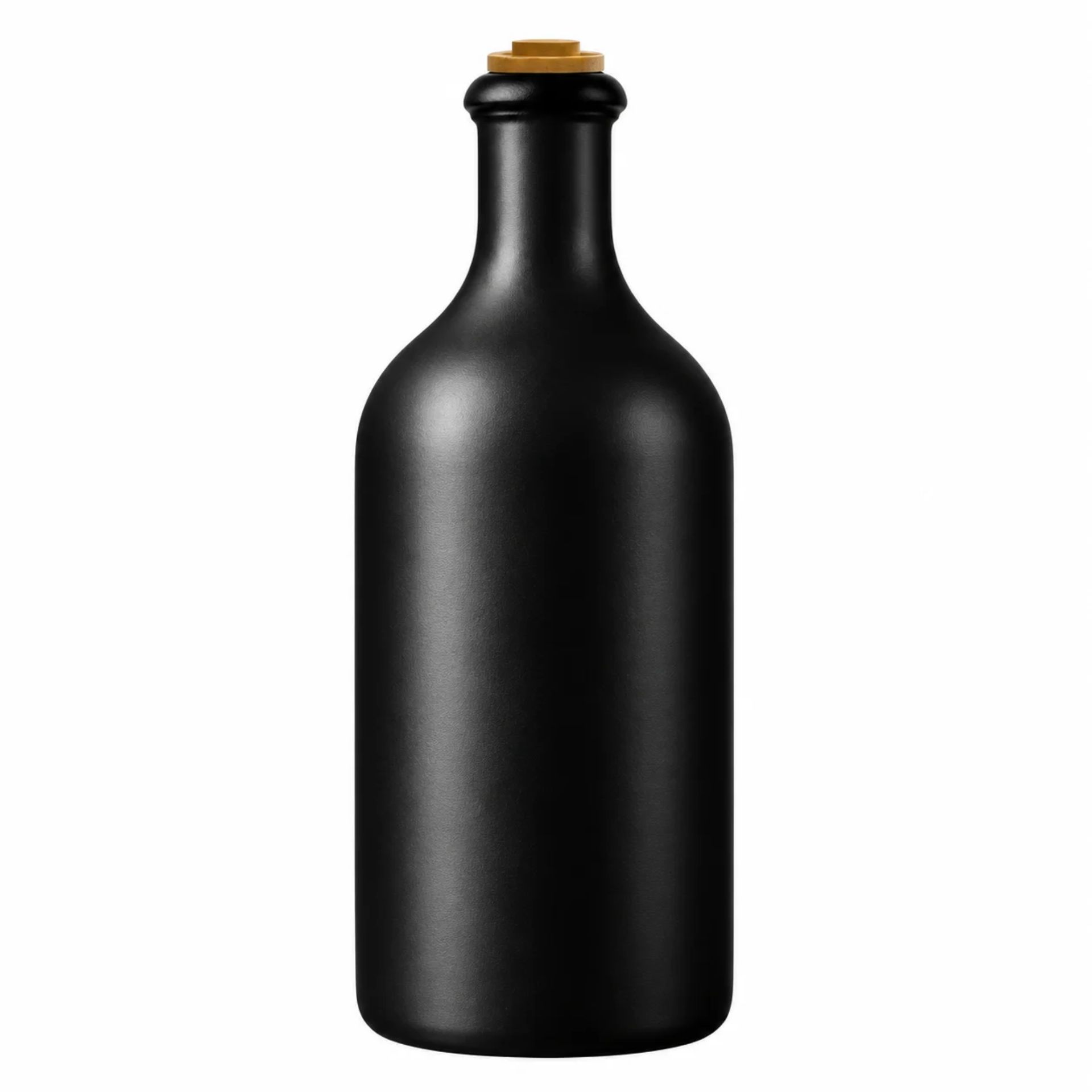 Olivenölflasche aus Steingut, 500 ml, mit praktischem Ausgießer und Kappe, Produktcode 83504, stilvolles Design, ideal für Küche und Tisch.