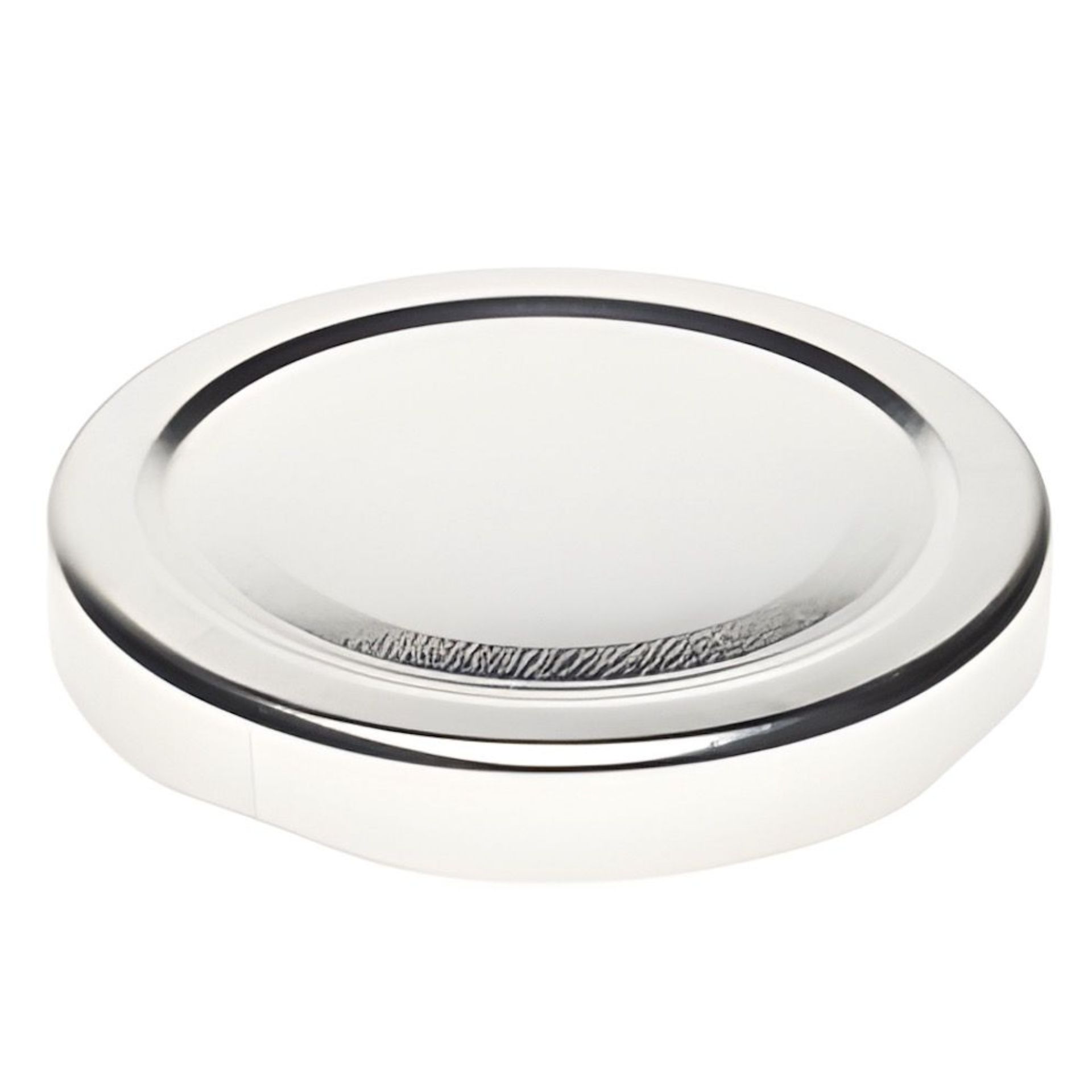 Twist-Off Deckel  TO 63 / 6,6 cm silber sterilisierbar