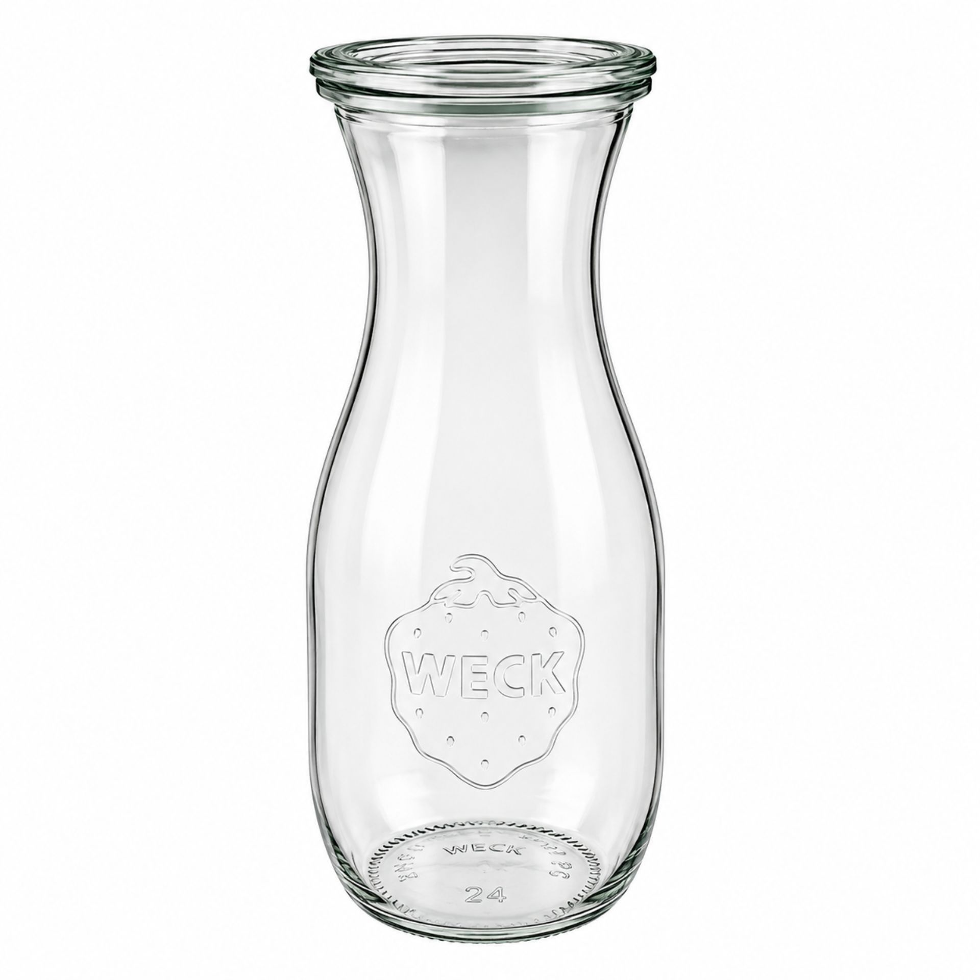 WECK Saftflasche  530 ml Weckflasche mit Deckel ½ Liter