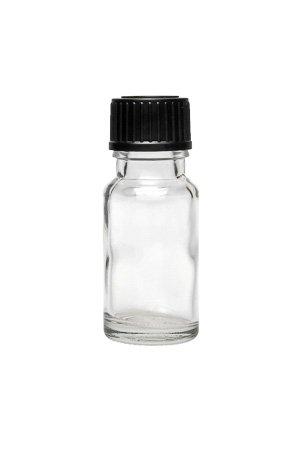 Apothekerflasche 10 ml Klarglas mit Schraubverschluss 