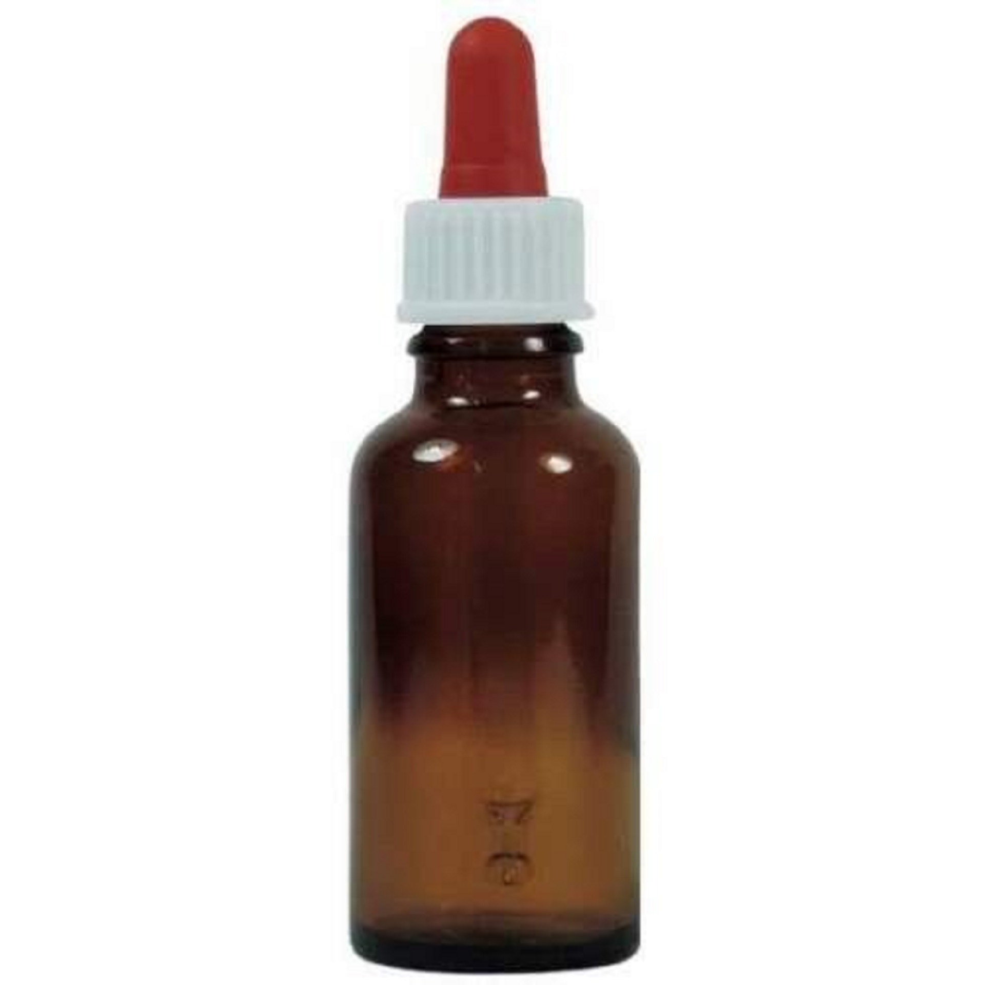 20 ml braune Pipettenflasche mit Dosierfunktion aus Glas für präzises Abmessen von Flüssigkeiten, ideal für Labor, Apotheke oder Aromatherapie.
