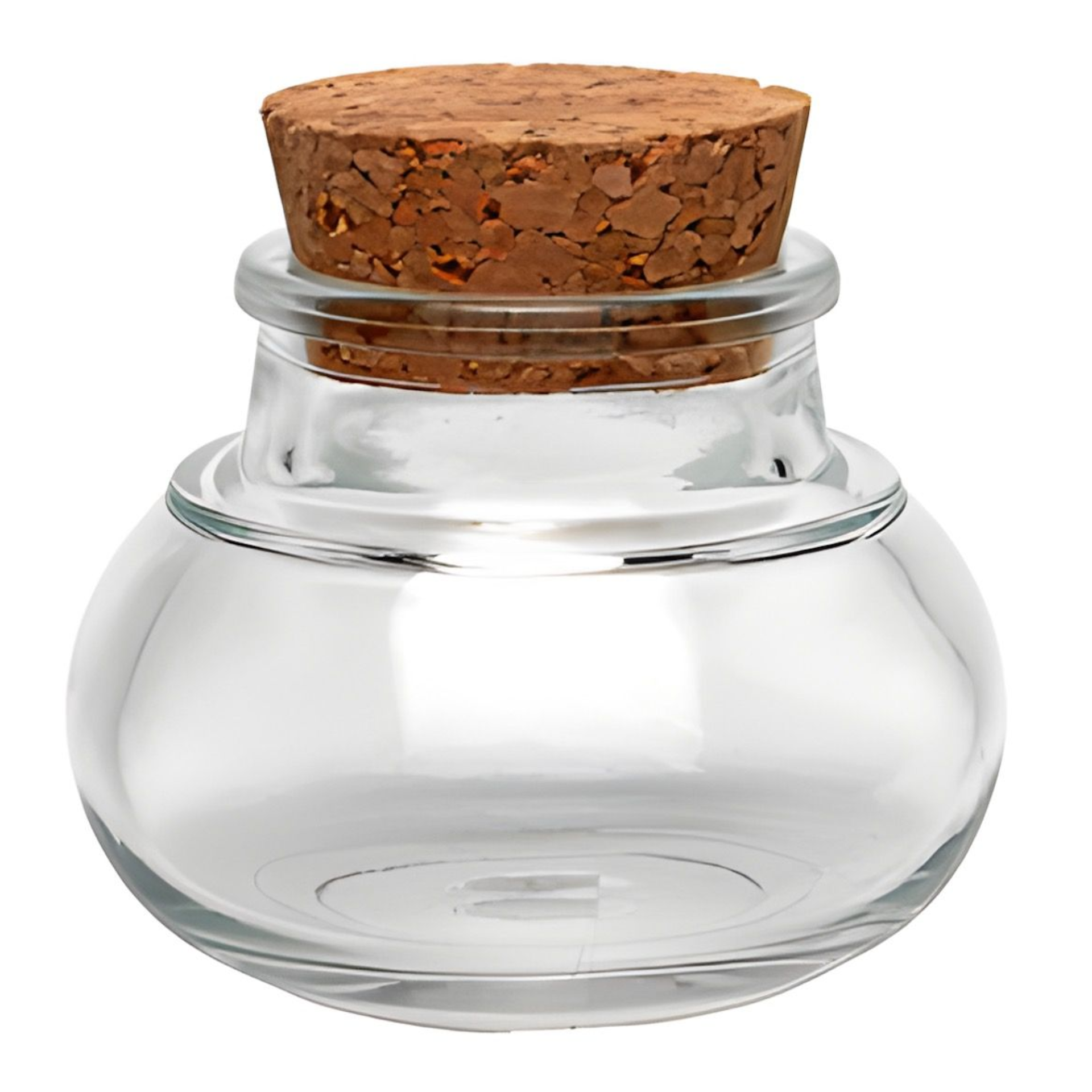 Korkenglas   40 ml Gewürzglas rund mit Korken