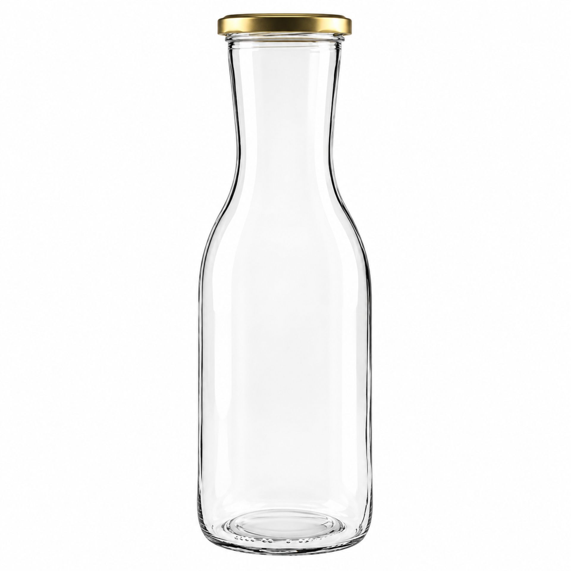 Glasflasche 1000 ml Saftflasche mit Deckel in verschiedenen Farben, ideal für die Aufbewahrung von Getränken und stilvolle Präsentation.