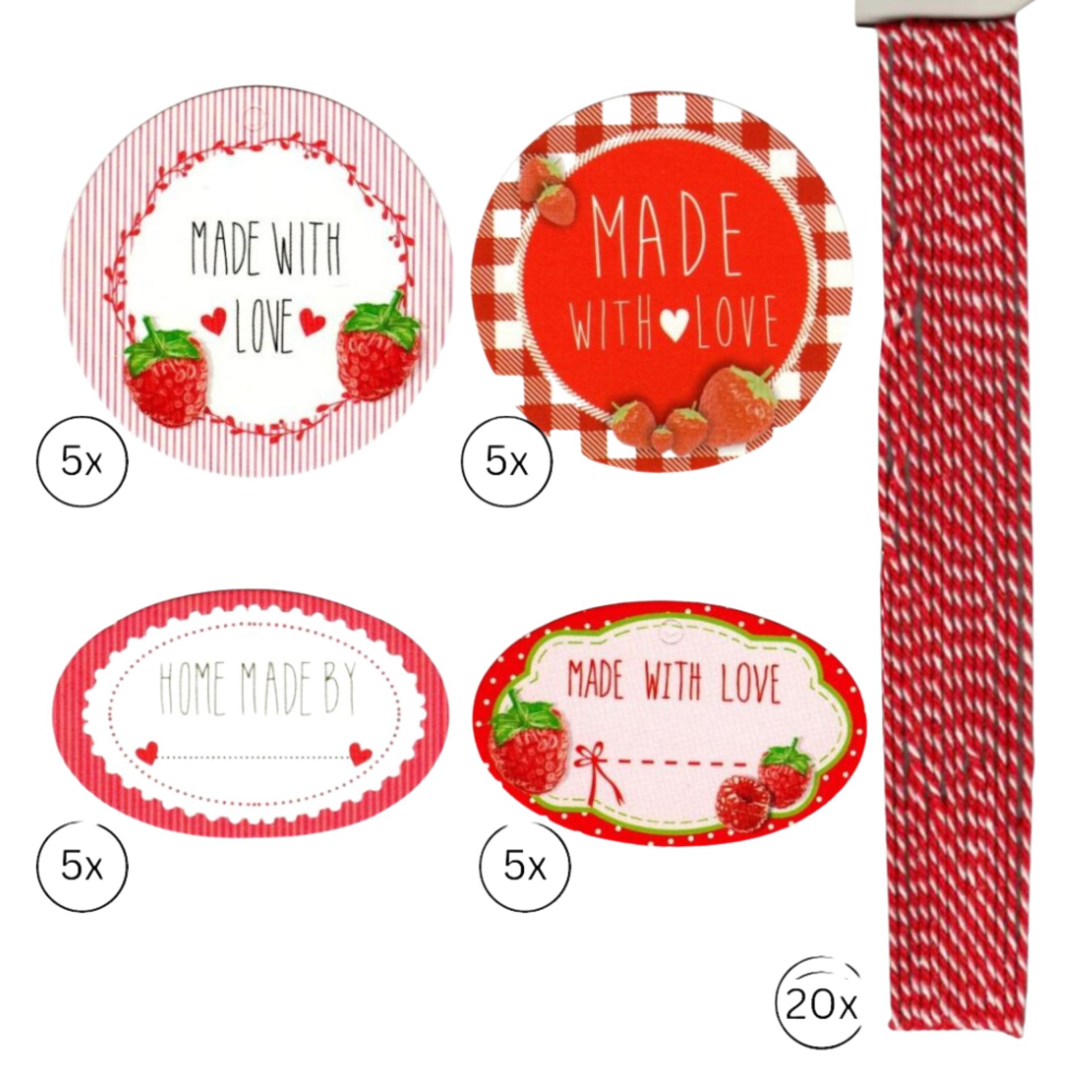 18-teiliges Einmachgläser Set 425 ml mit rot-weiß karierten Deckeln – Rundgläser zum Einkochen und Aufbewahren 18 leere, bauchige Einmachgläser mit je 425 ml Fassungsvermögen, dicht aneinandergereiht; jedes Glas mit rot-weiß kariertem Schraubdeckel, auf weißem Hintergrund fotografiert.