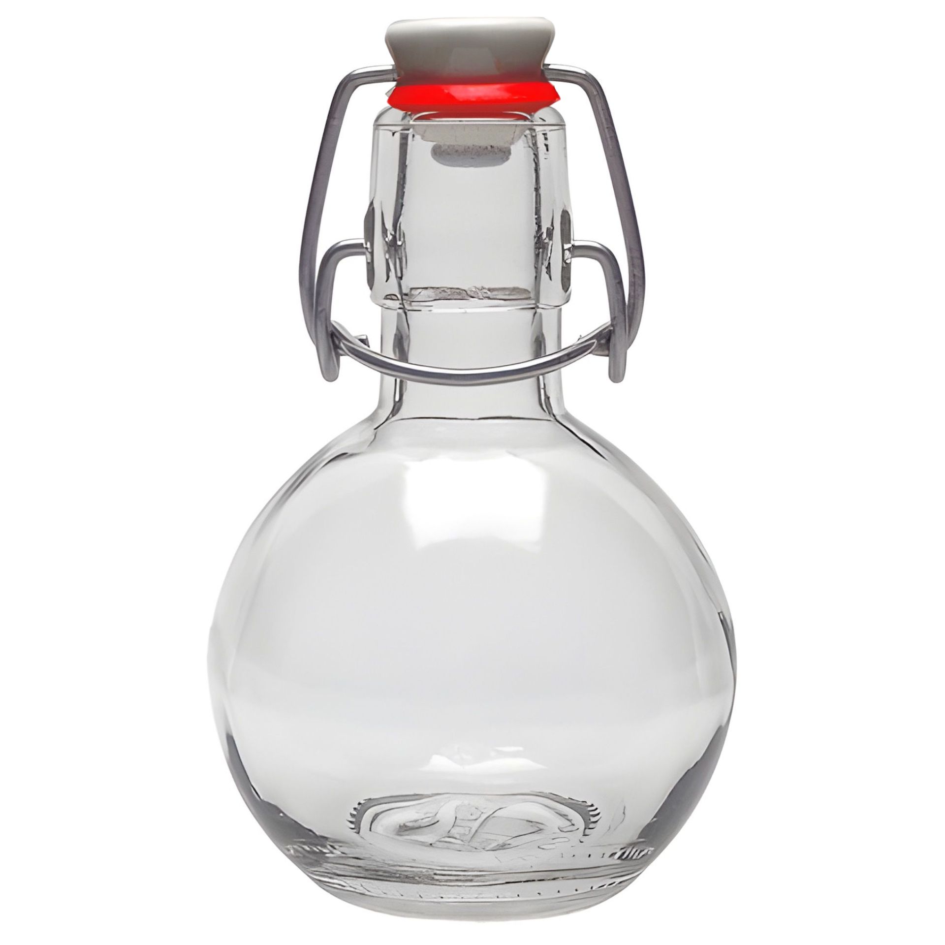 Glasflasche  200 ml Kugel mit Bügelverschluss