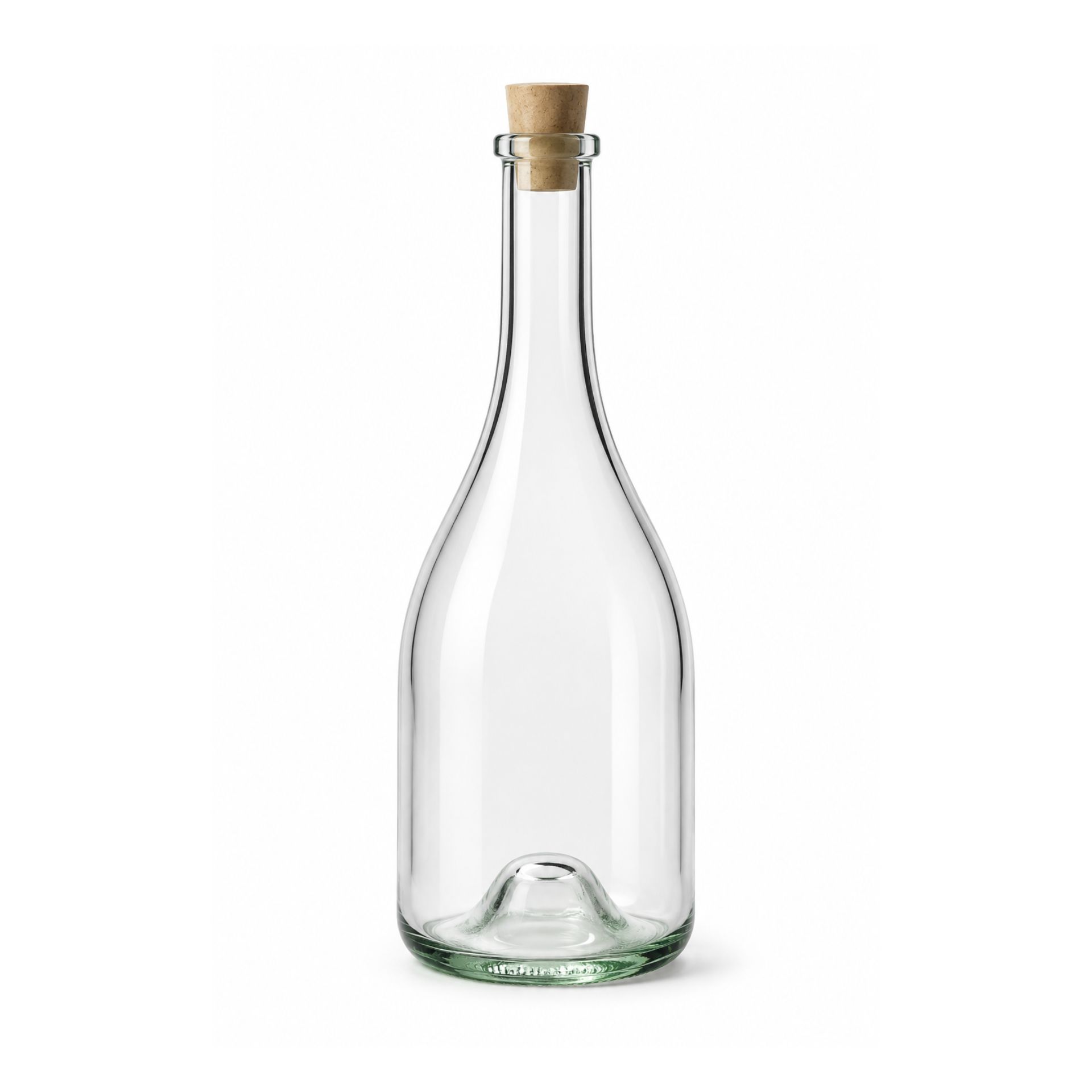 Dekorative Glasflasche 500 ml mit Korken