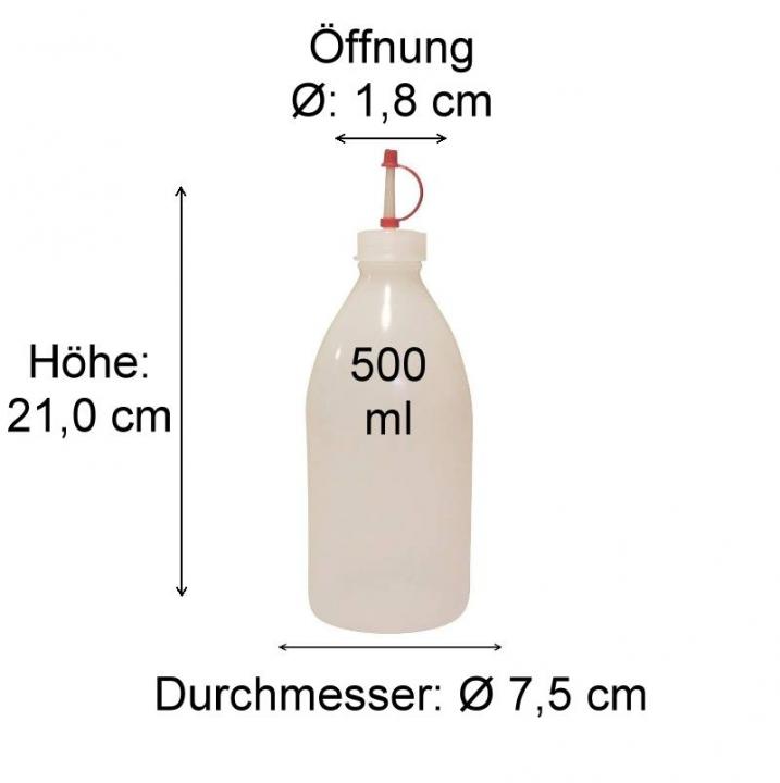 Tropfflasche  500 ml PE Spritzflasche Kunststoff