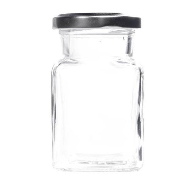 Einmachglas  150 ml Quadratglas