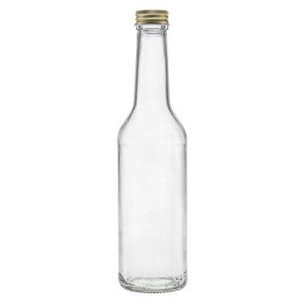 Glasflasche 350 ml Gradhalsflasche mit Schraubverschluss kaufen 