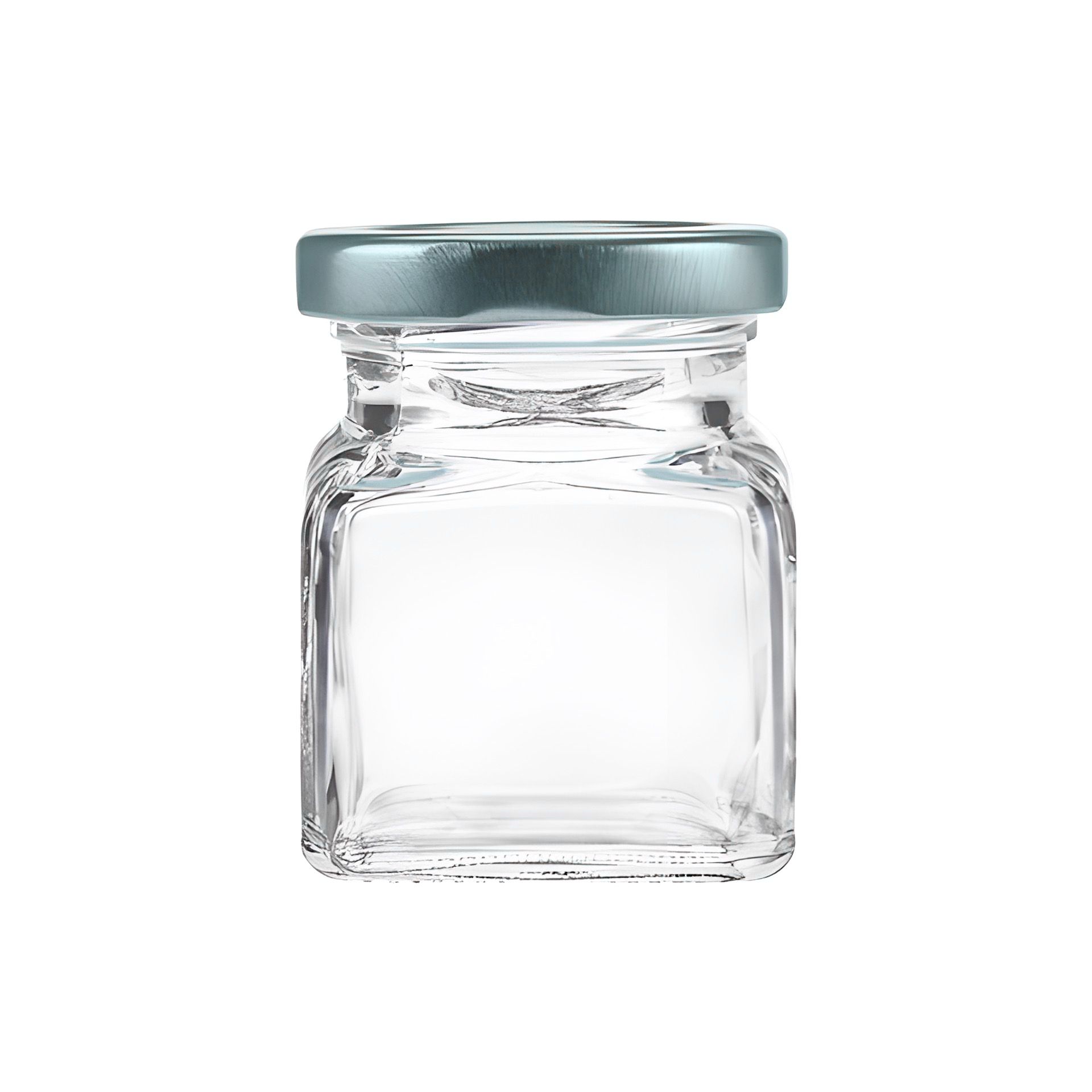 Einmachglas  120 ml Quadratglas