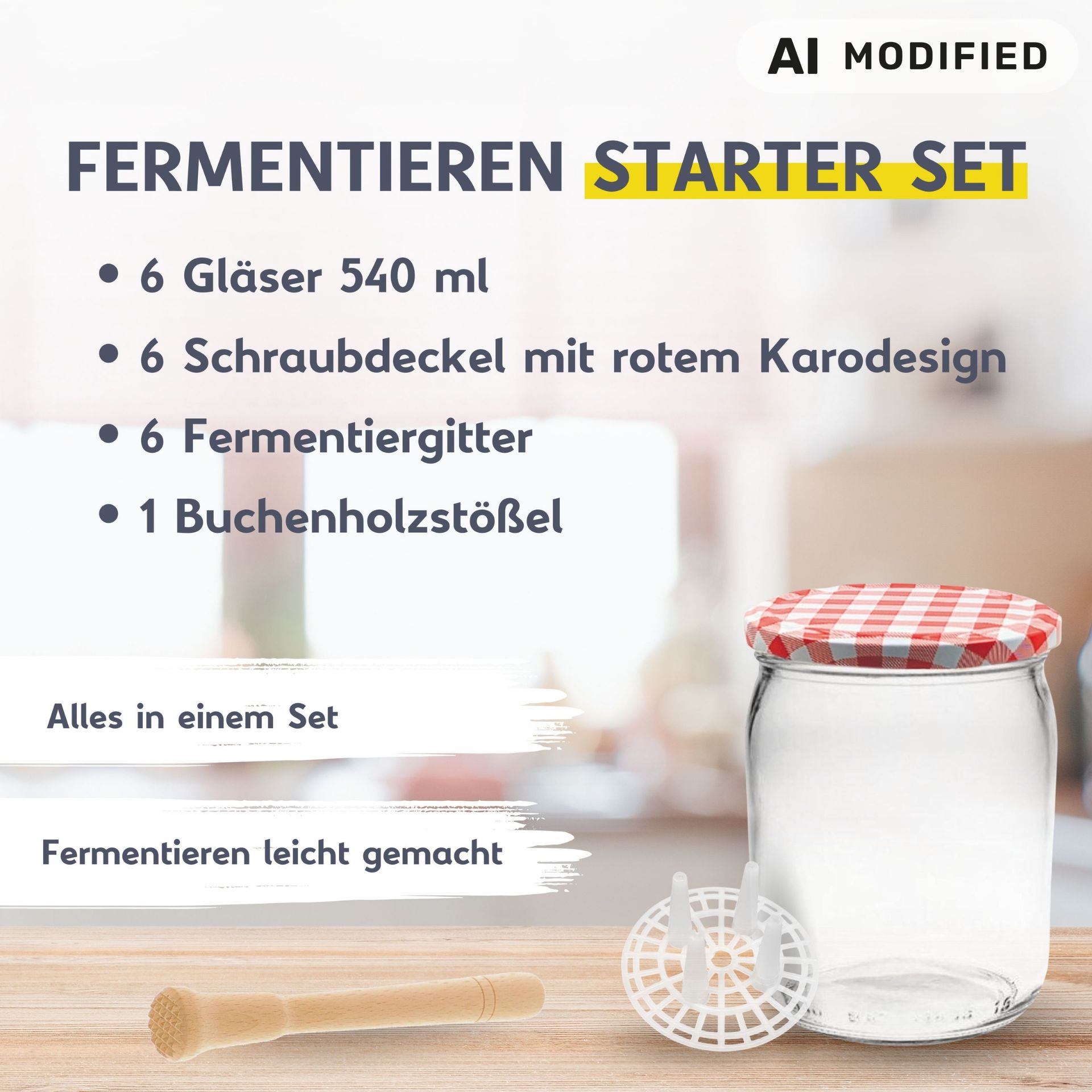 Fermentier Starter Set 6x540 ml