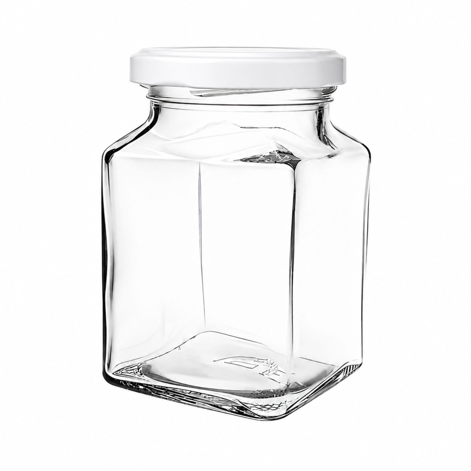 Einmachglas  314 ml Quadratglas