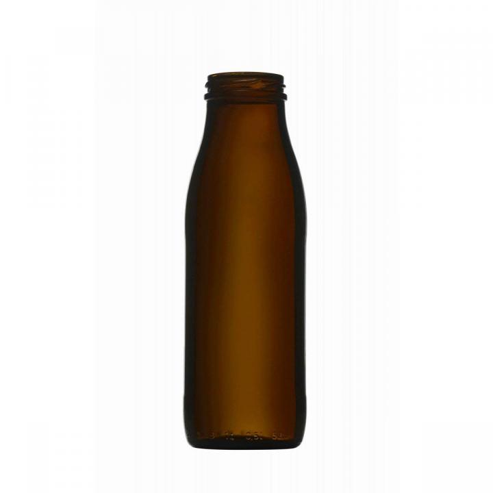 Braune Glasflasche Milchflasche Saftflasche 500 ml
