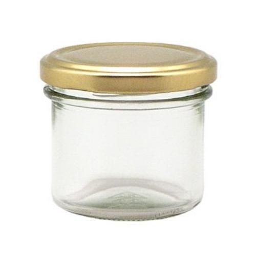 125 ml Sturzglas Marmeladenglas mit Schraubverschluss 
