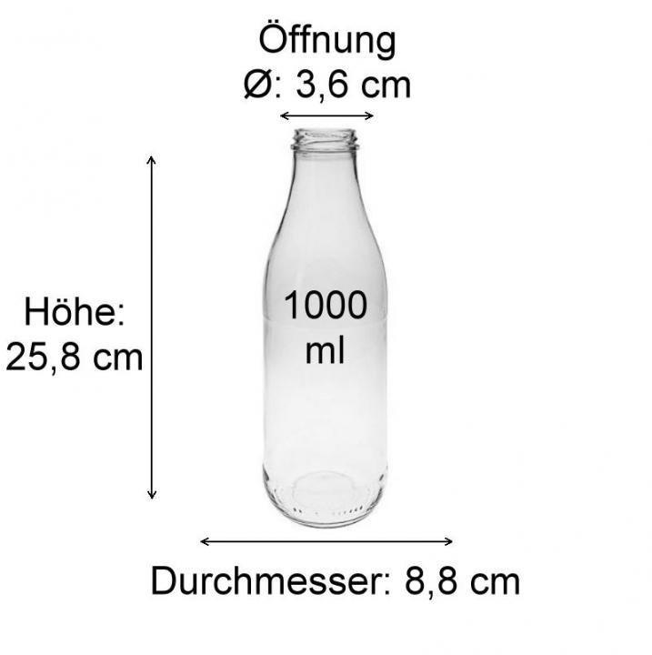 mikken 1 Liter Weithalsflasche TO 48