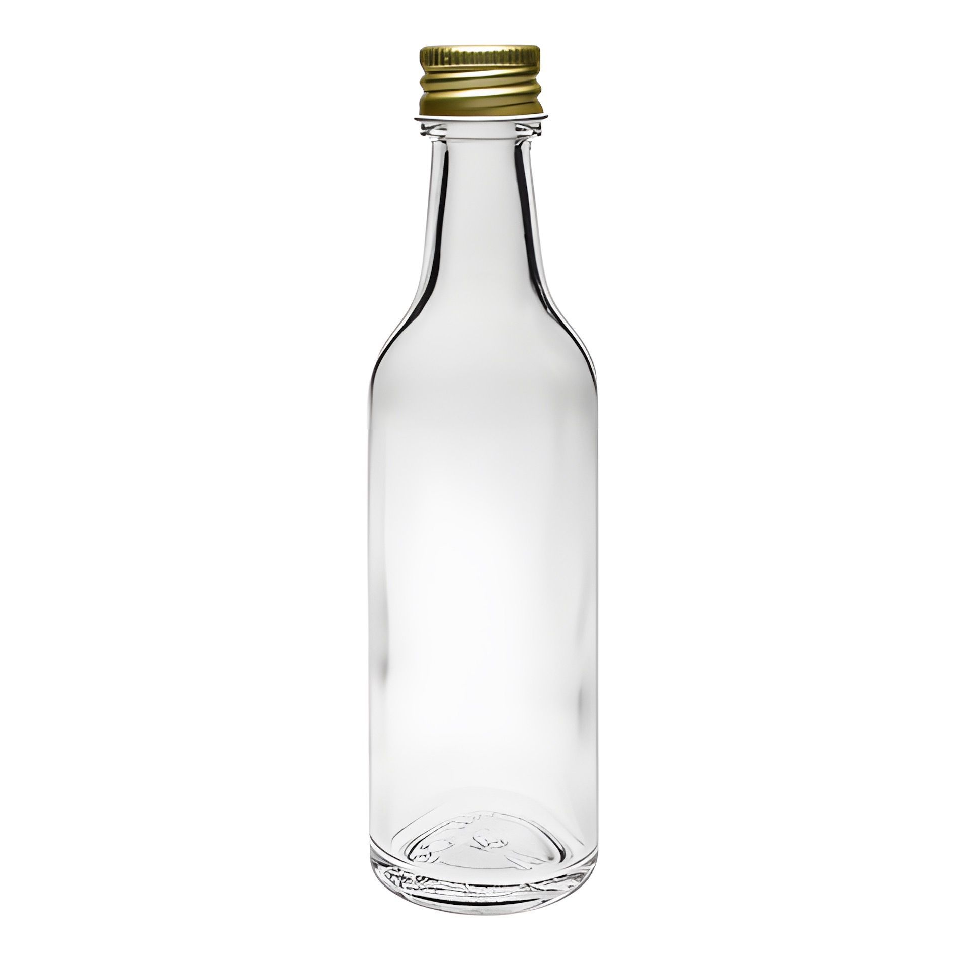 Glasflasche   50 ml Geradhalsflasche
