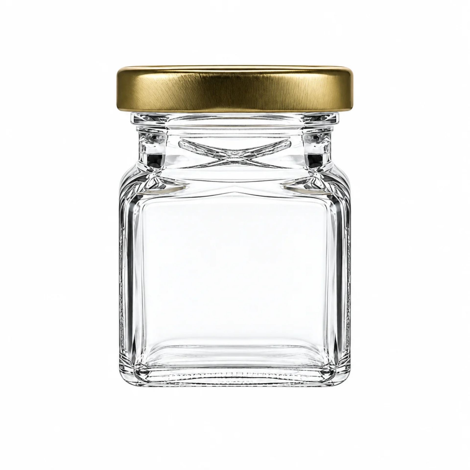 Einmachglas  120 ml Quadratglas