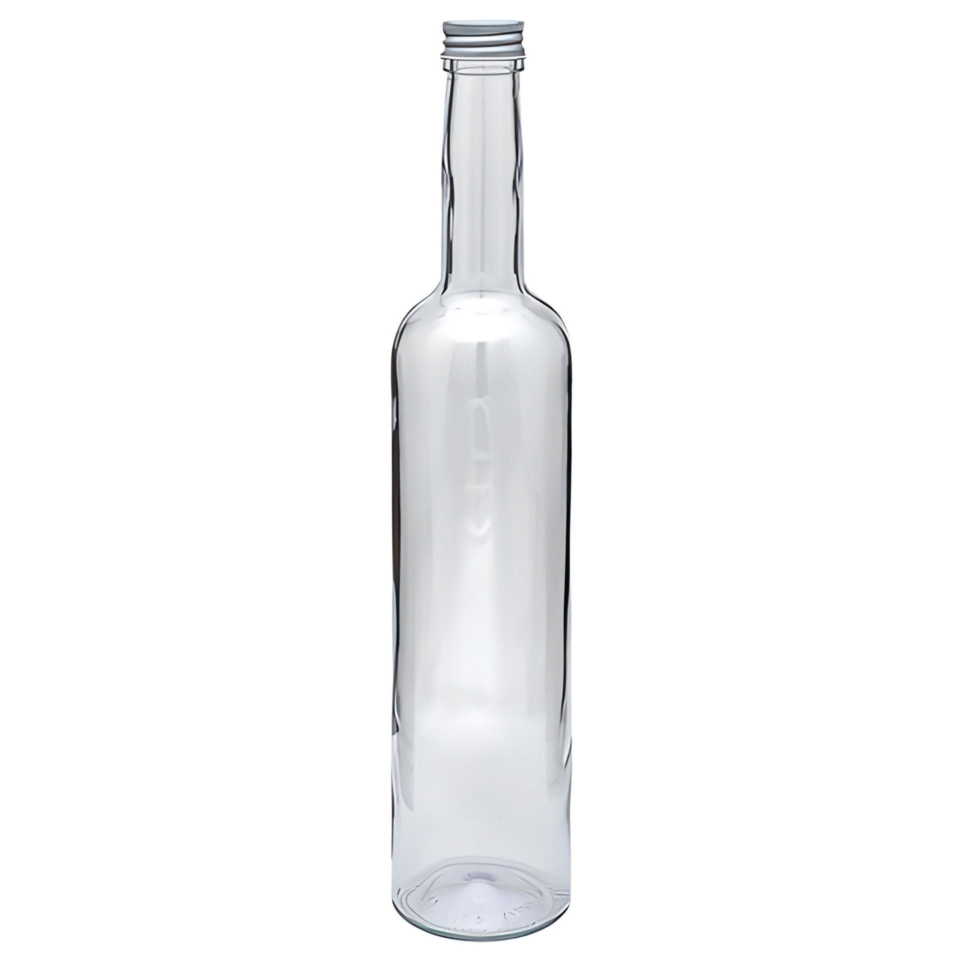 Glasflasche 500 ml rund