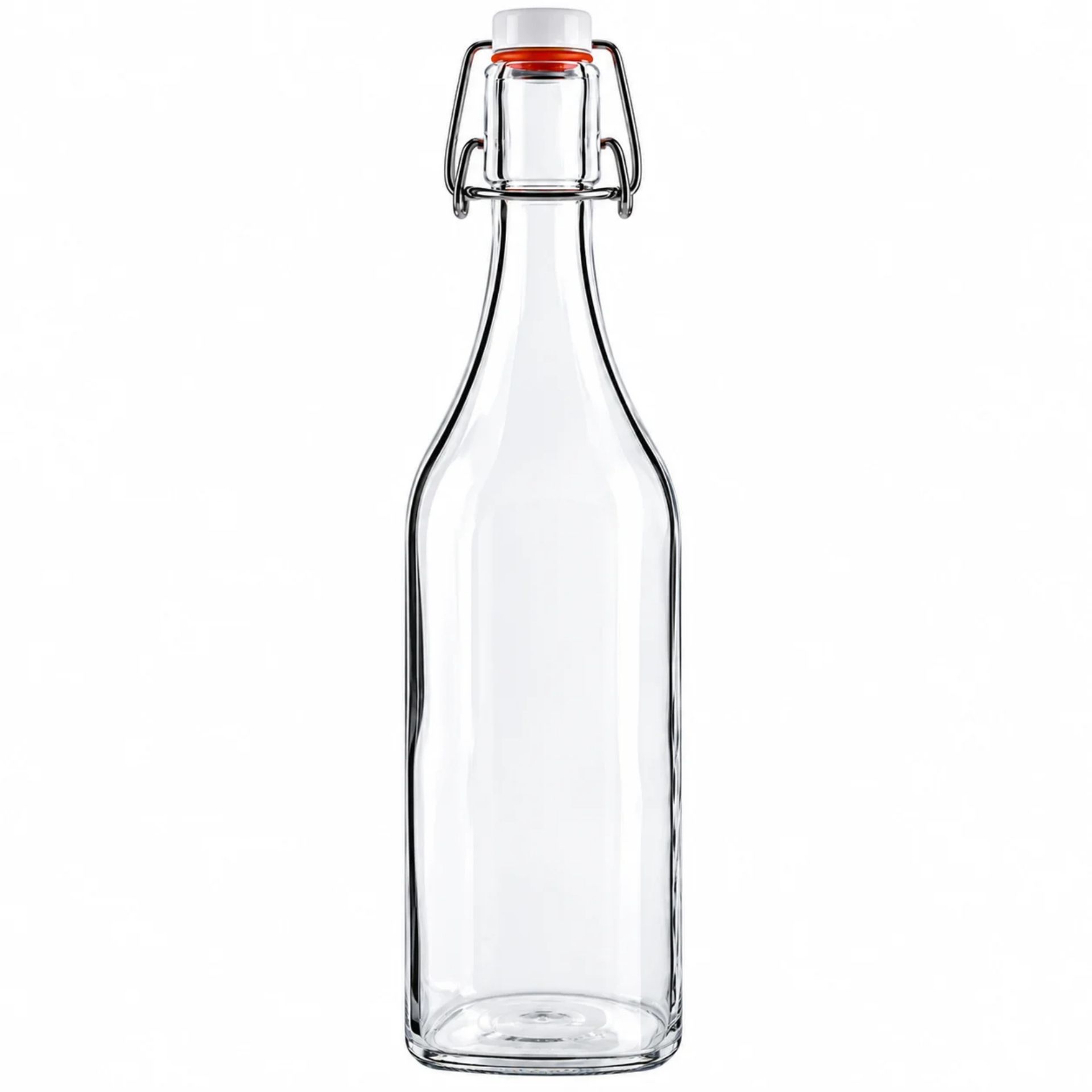 Bügelflaschen Set 6x1000 ml eckig