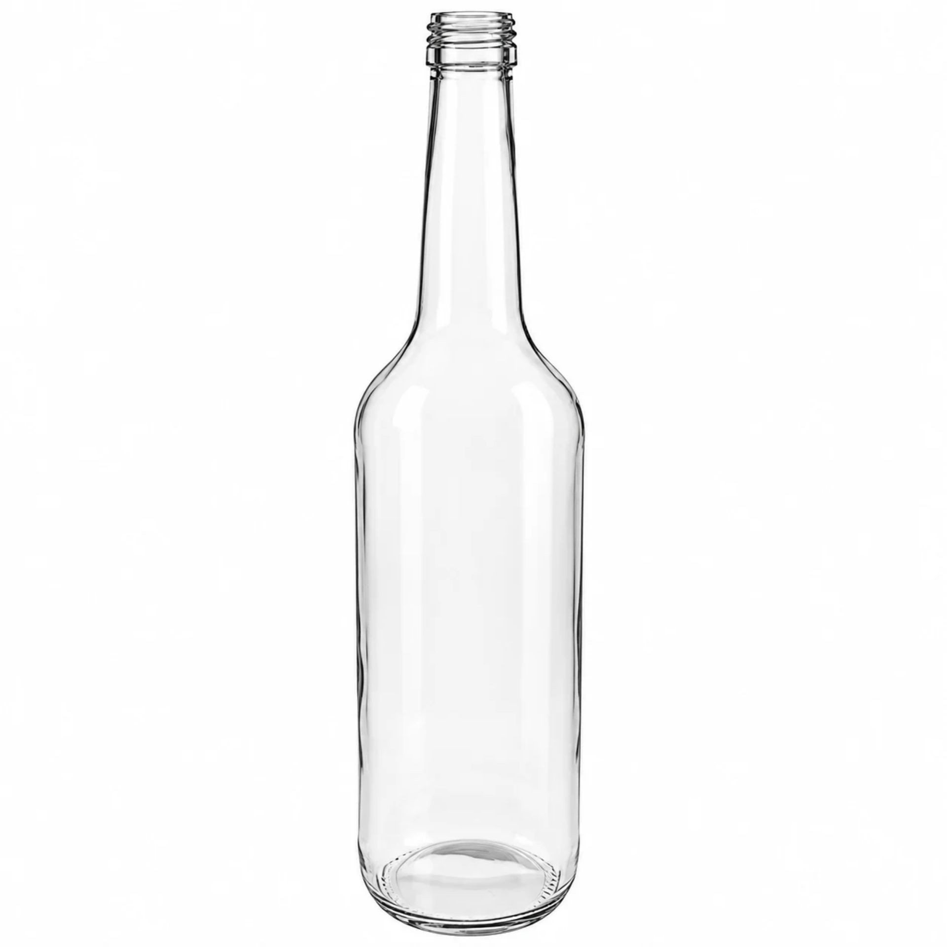 Glasflasche 700 ml rund
