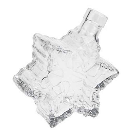 Likörflasche 200 ml Weihnachten Eiskristalle