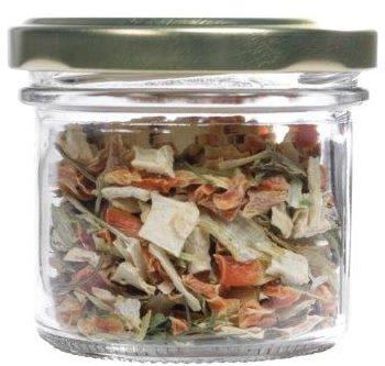6er Set transparente Einmachgläser 125 ml mit Deckel – ideal für Marmelade, Honig und Gewürze 6er Pack 125ml Flaschen G13512, transparent, aus Glas, ideal für Gewürze oder Getränke, verschlossen mit silbernen Schraubdeckeln, auf einem neutralen Hintergrund.