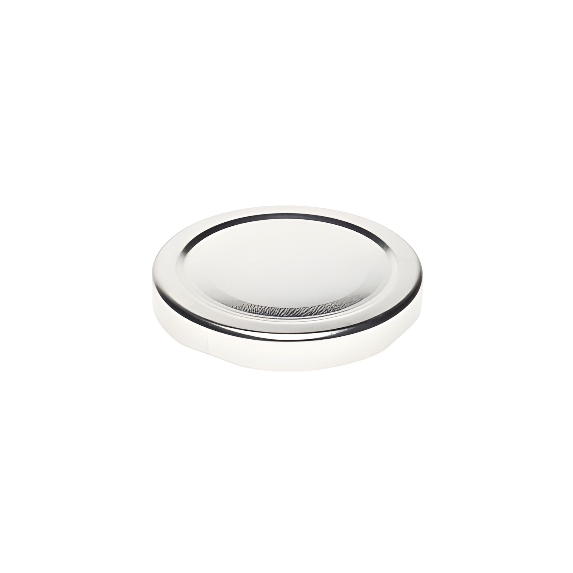 Twist-Off Deckel  TO 63 / 6,6 cm silber sterilisierbar