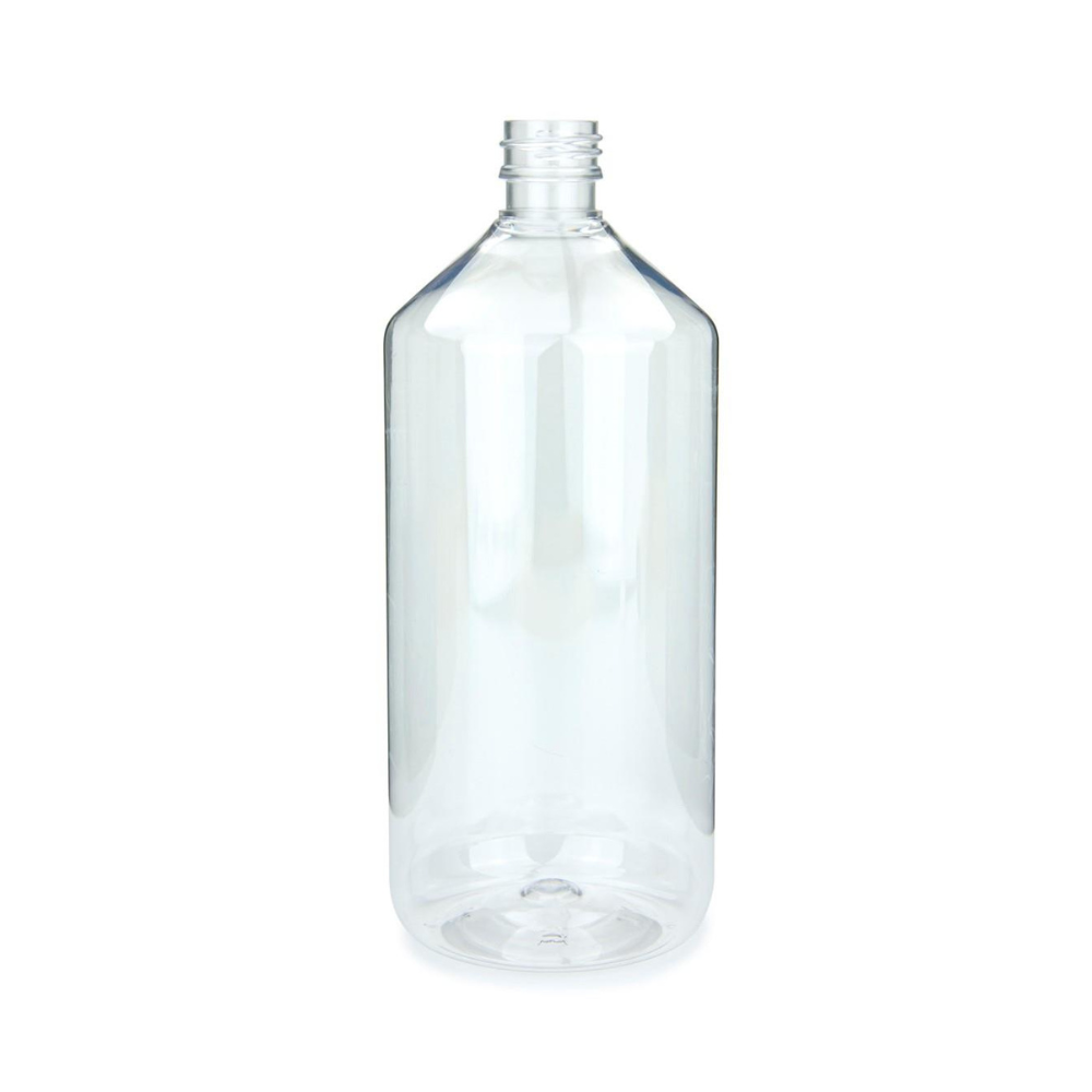 mikken Chemikalienflasche 1 Liter Transparente Laborflasche 1000 ml für E-Liquid, Chemikalien, Reinigungsmittel, Lebensmittelecht