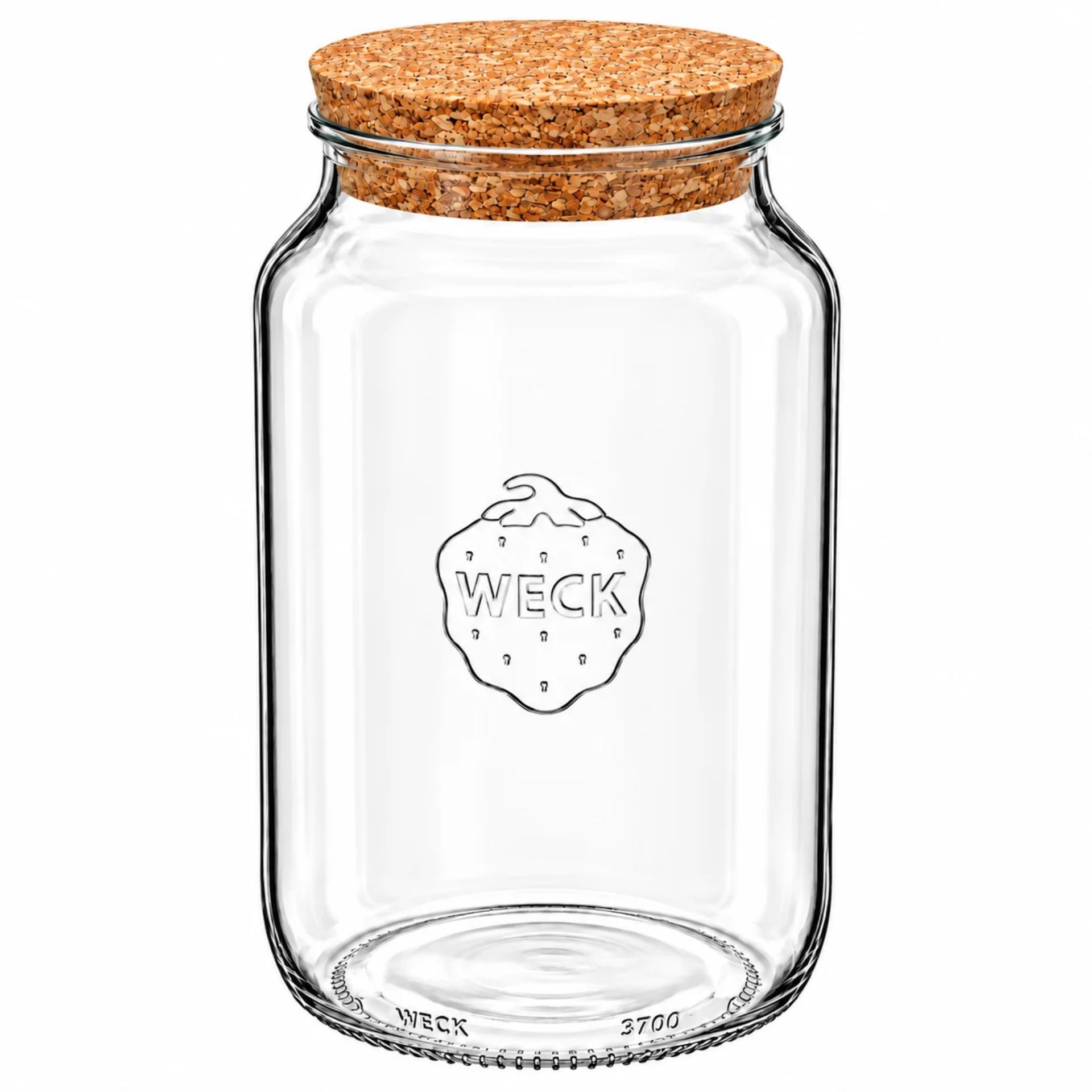 WECK Zylinderglas 3000 ml Vorratsglas mit Korken