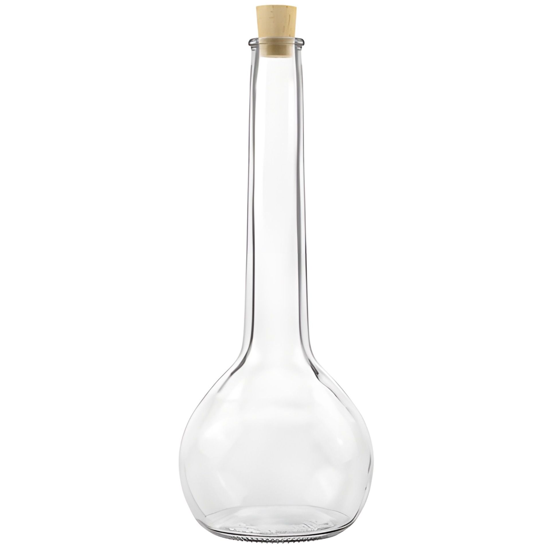 Glasflasche  500 ml Kugel mit Korken