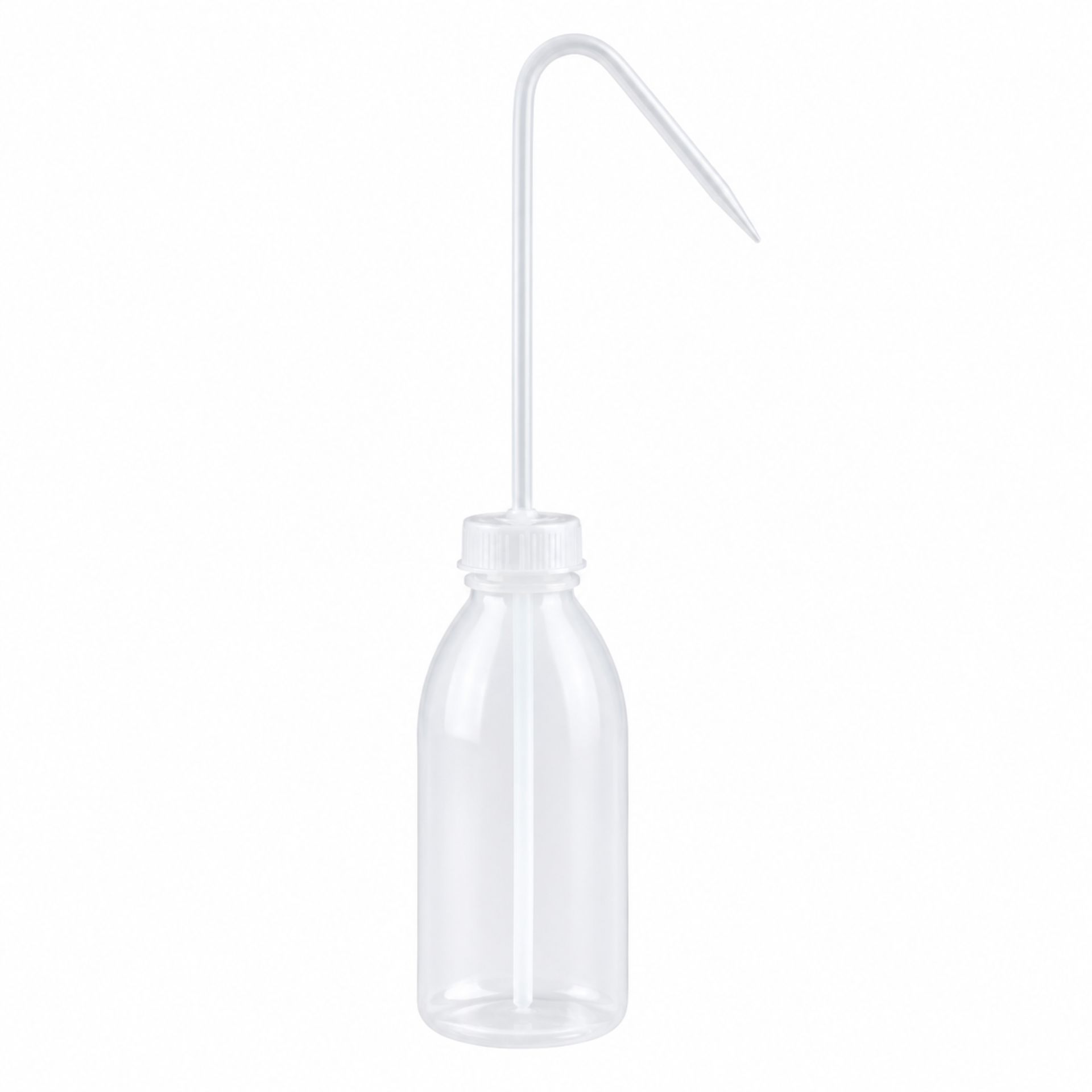 Ein 250 ml Spritzflasche, auch bekannt als Waschflasche, mit einem praktischen Steigrohr. Ideal für präzise Dosierung von Flüssigkeiten in Laboren und Werkstätten. Klar und gut sichtbar, erleichtert Flüssigkeitsstandkontrolle.