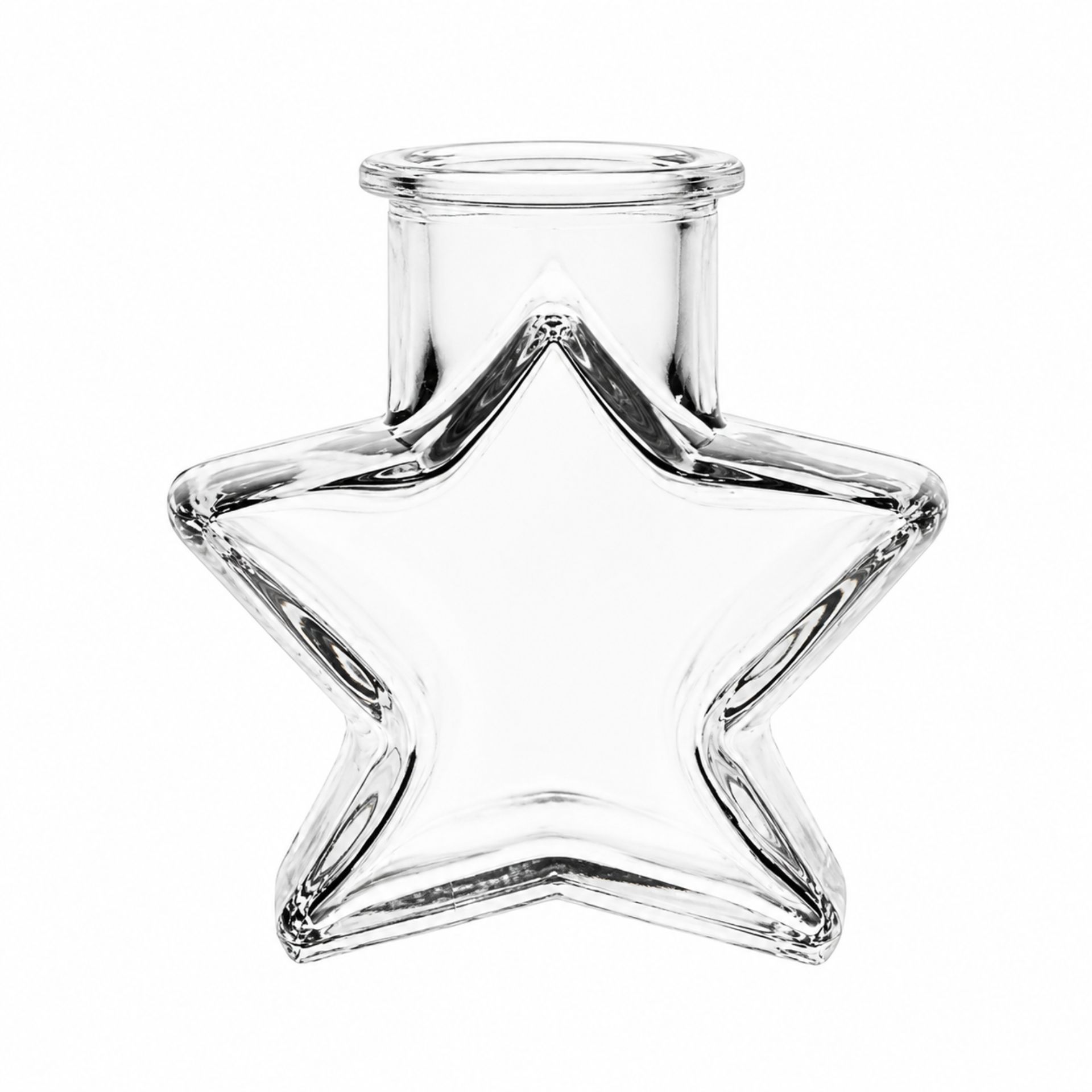 Korkenglas 140 ml in Sternform mit Korken – Transparentes Vorratsglas für dekoratives Aufbewahren und Verschenken von Lebensmitteln und Kleinigkeiten.