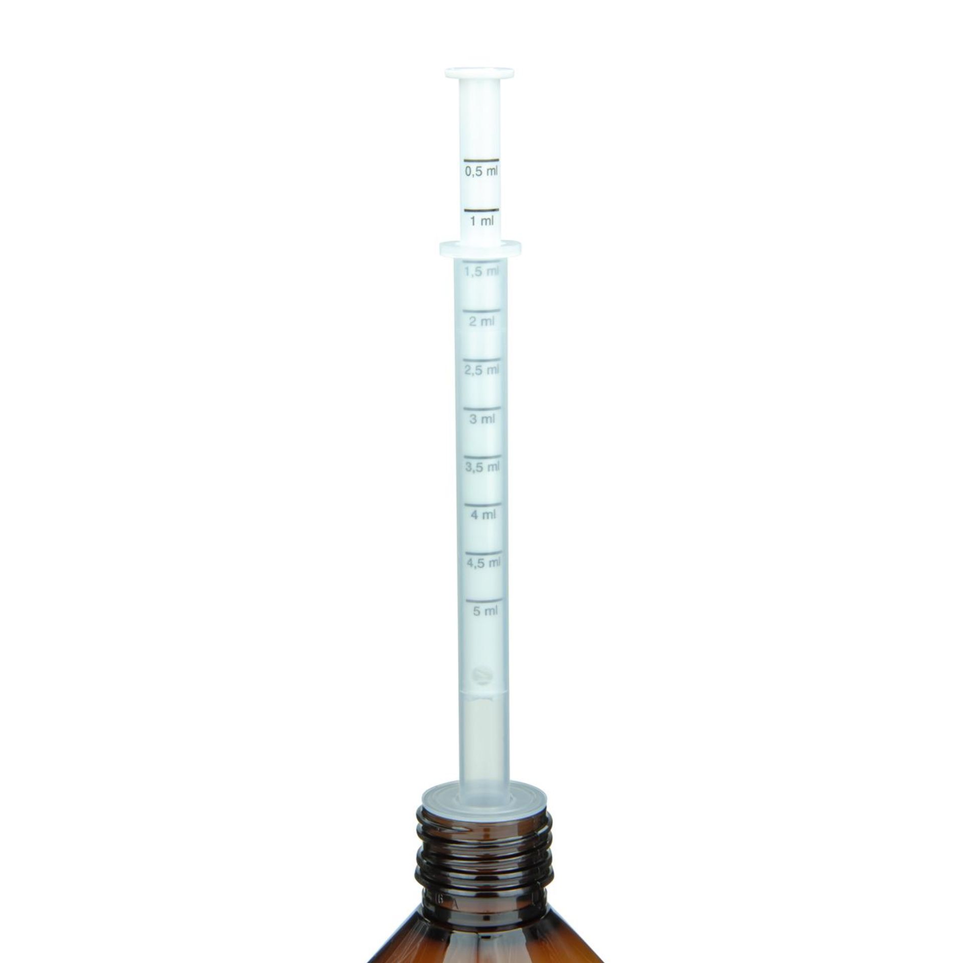 Dosierspritze mit Adapter für mikken PET Apothekerflaschen PP28