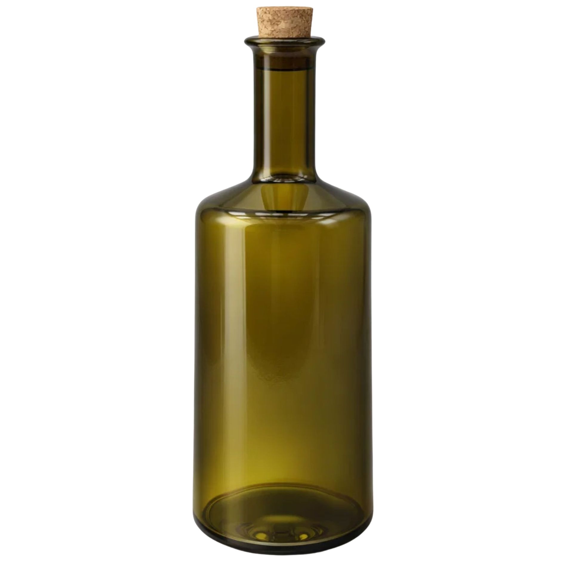 Glasflasche 500 ml Antik Ölflasche mit Korken